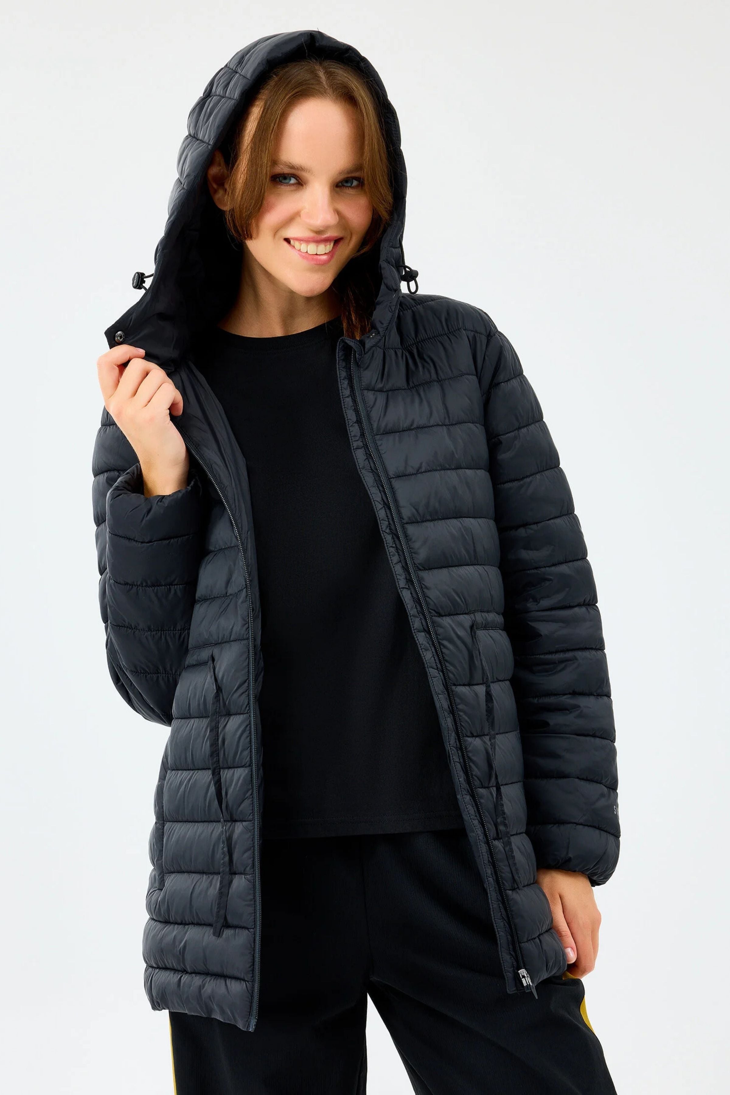 Skechers W Light Weight Quilted Jacket Kadın Mont S2520206-3817
