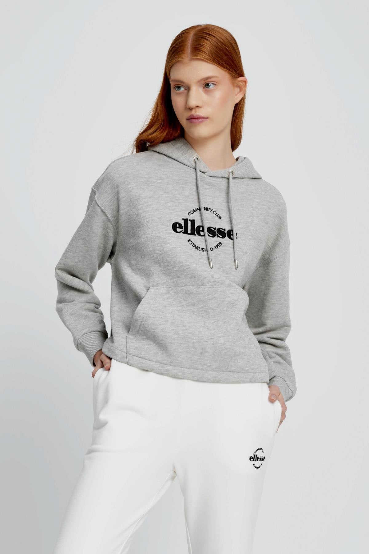 Ellesse Kadın Kapüşonlu Sweatshirt EF037-GR