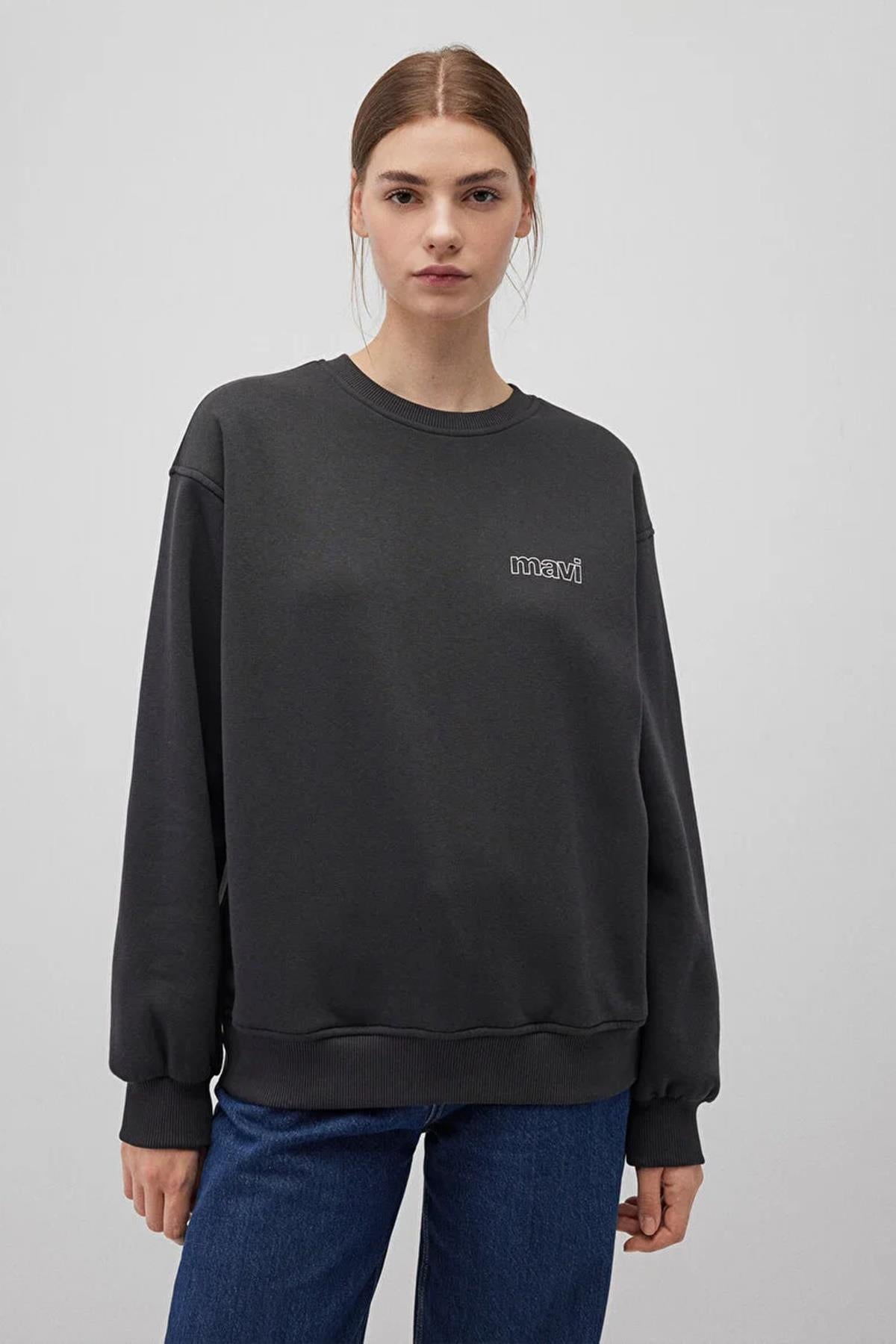 Mavi Uzun Kol Kadın Sweat M1611656-8Ka