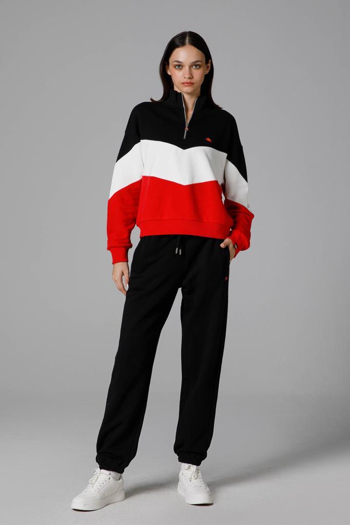 Ellesse Yarım Fermuarlı Kadın Sweat EF176-RD
