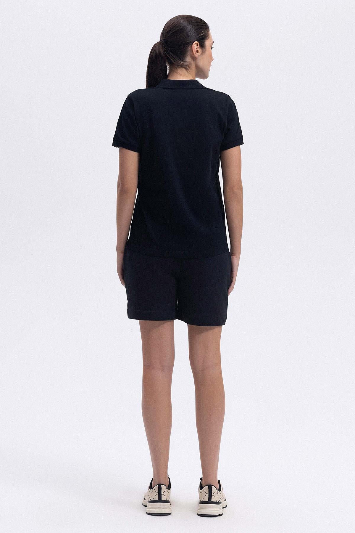 Ellesse Kadın Polo Yaka Tişört EF393-BK