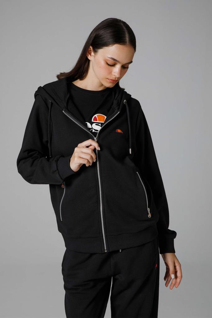 Ellesse Fermuarlı Kapüşonlu Kadın Sweat EF171-BK