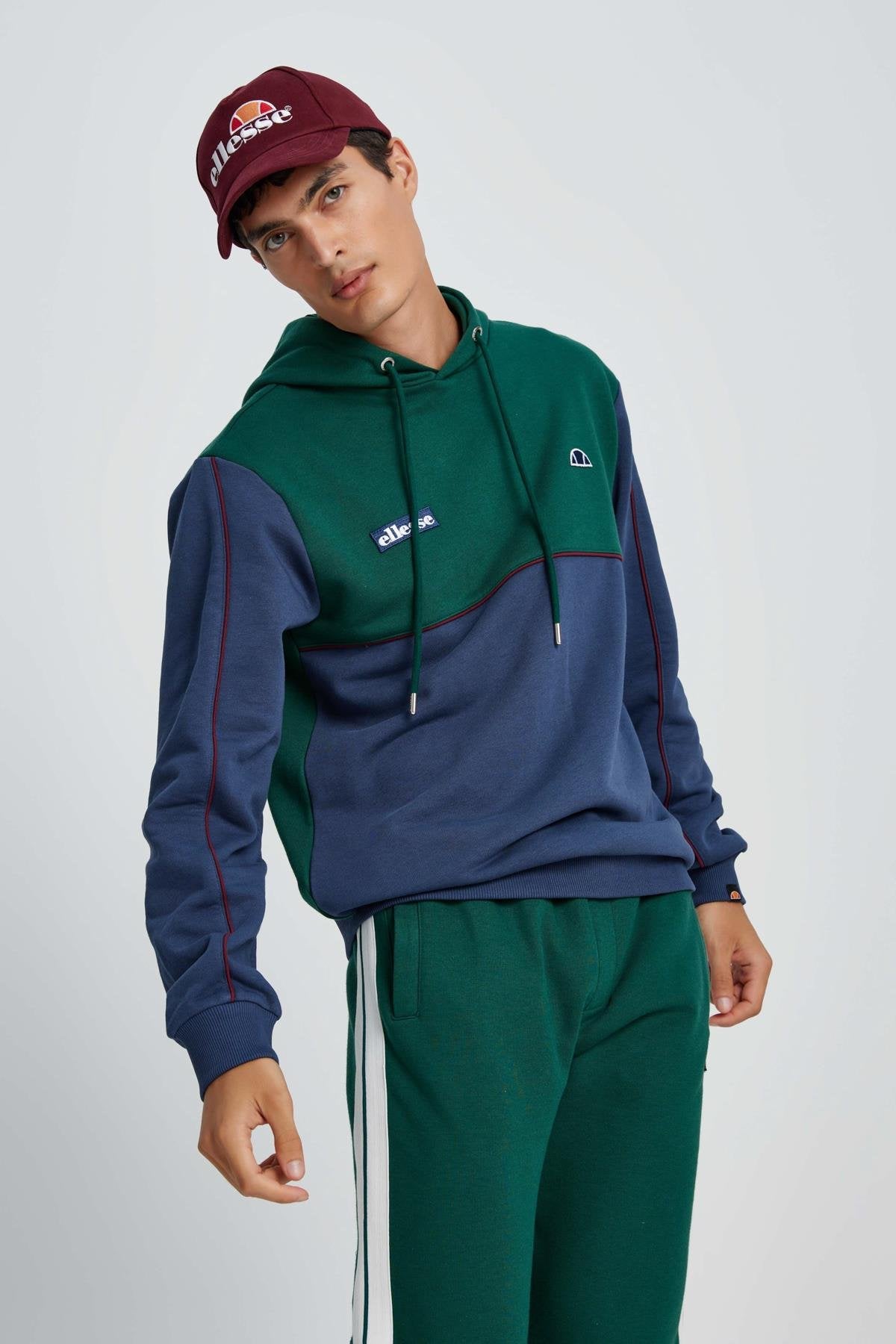 Ellesse Erkek Kapüşonlu Sweatshirt EM055-NV