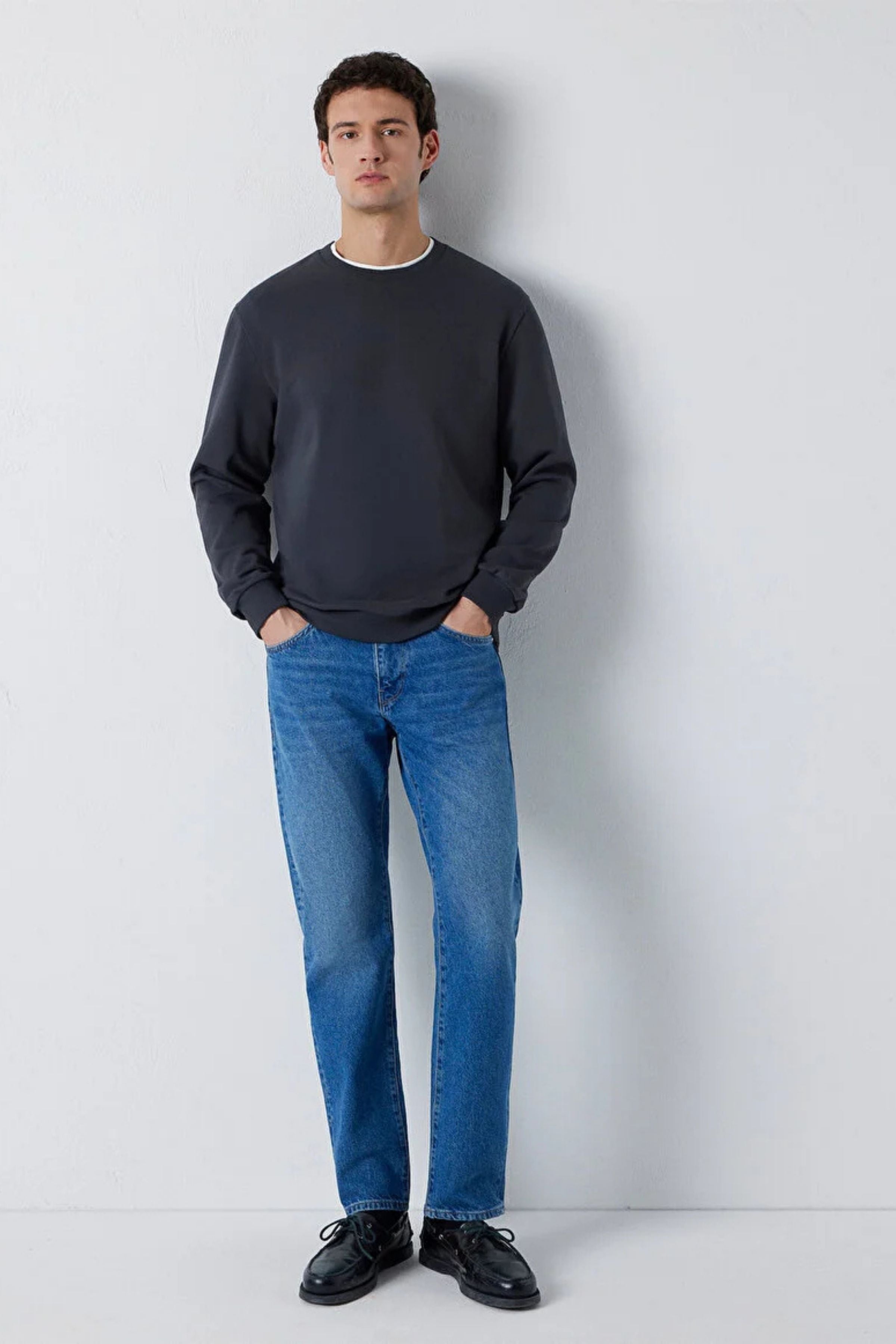 Mavi Bisiklet Yaka Erkek Sweat M0S10457-91268