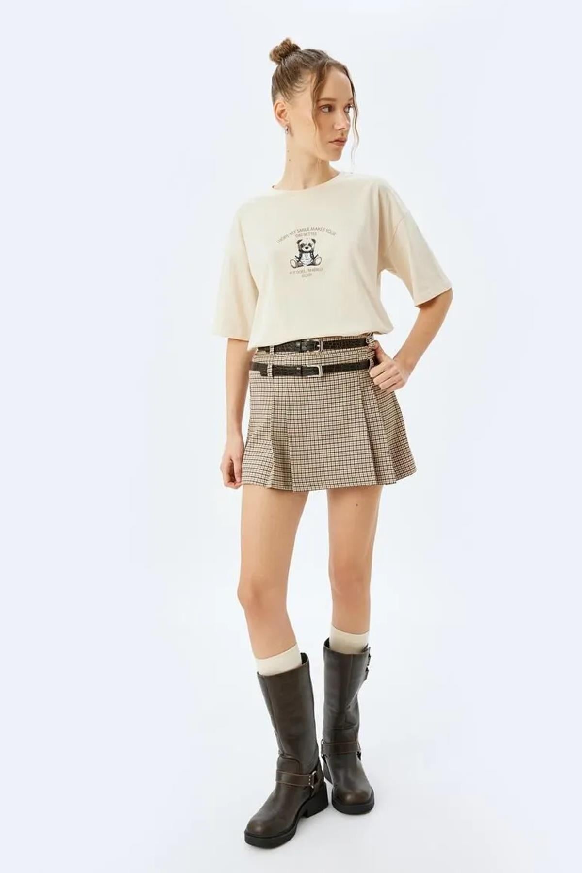 Koton Kadın Tişört 5Sal10069Ik057