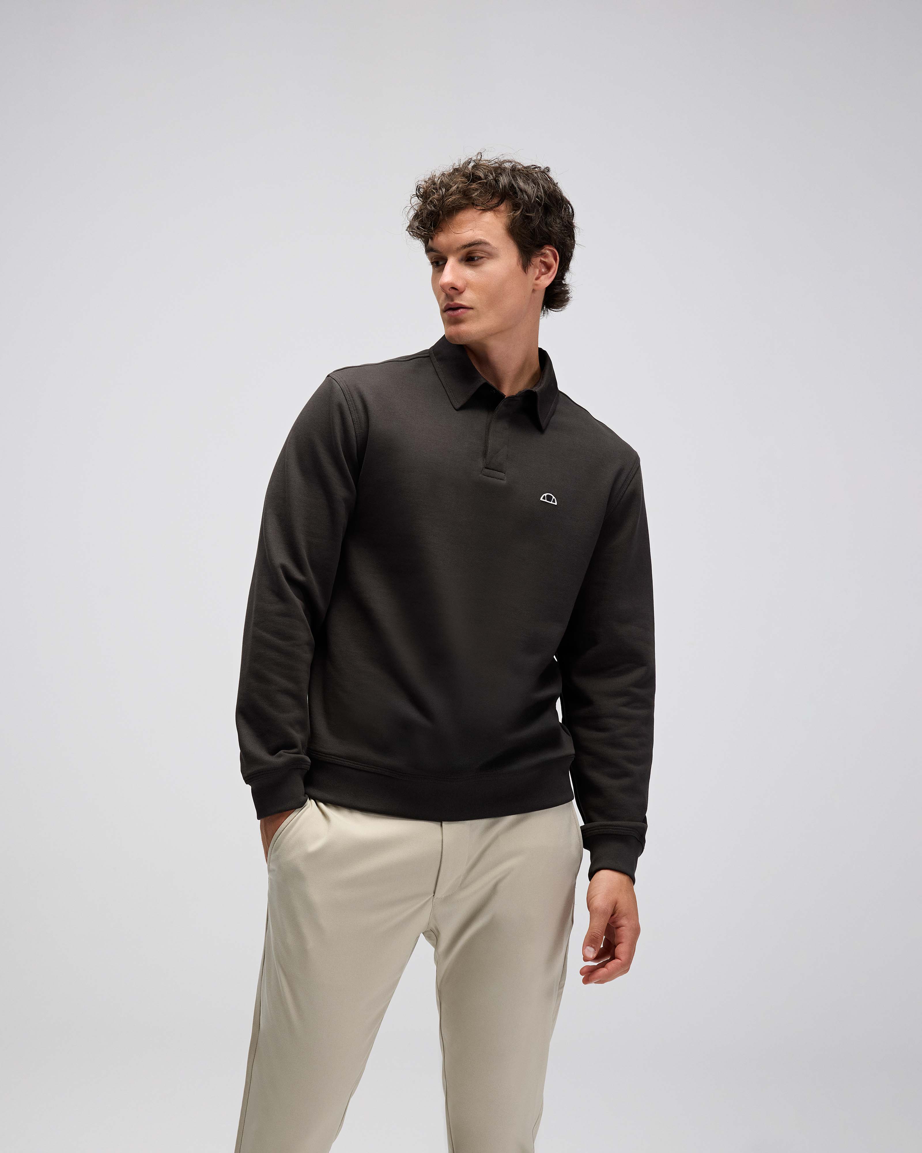 Ellesse Erkek Polo Sweatshirt Em607-Kh