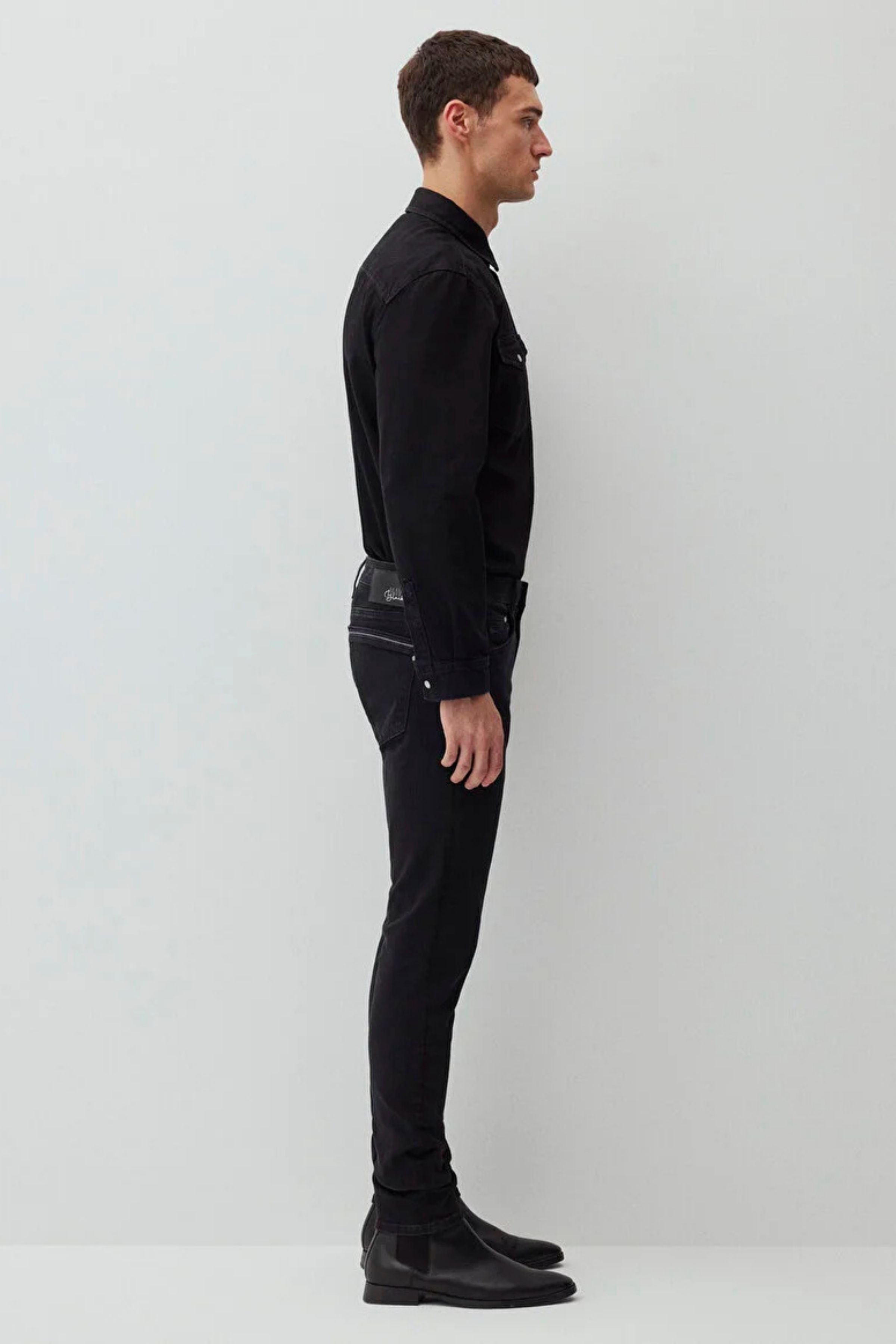 Mavi James Deep Smoke Lux Black Erkek Jean Pantolon M0042487-87866