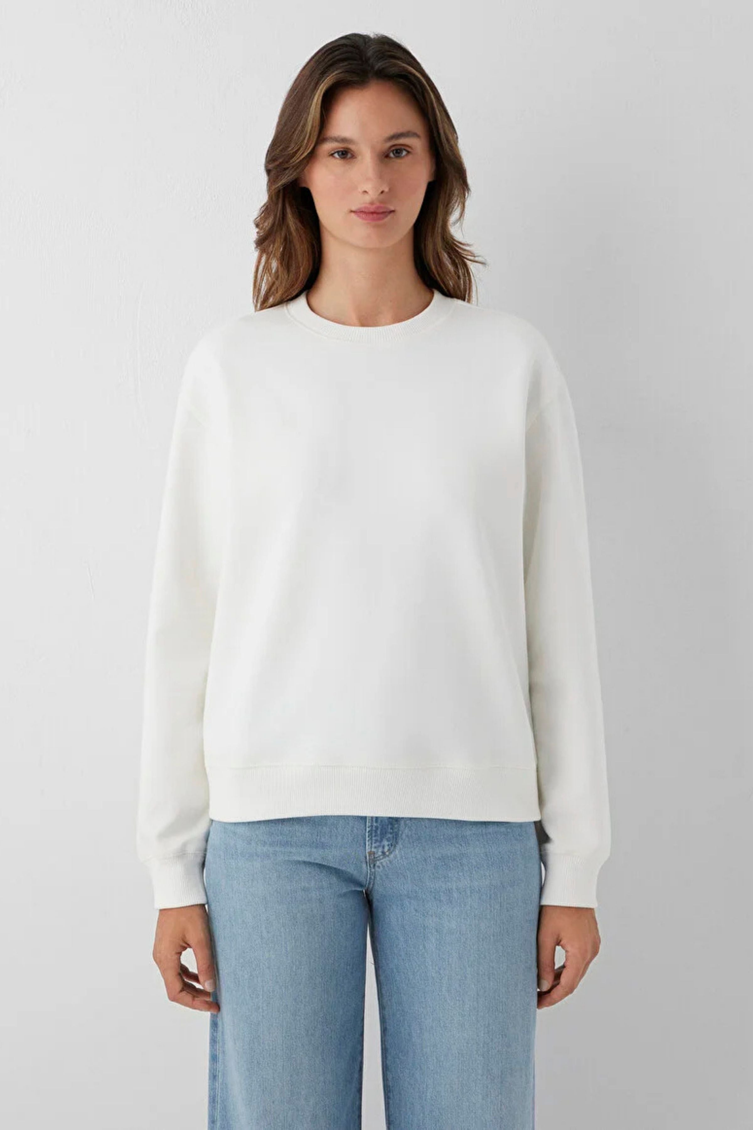 Mavi Yuvarlak Yaka Kadın Sweat M1s10571