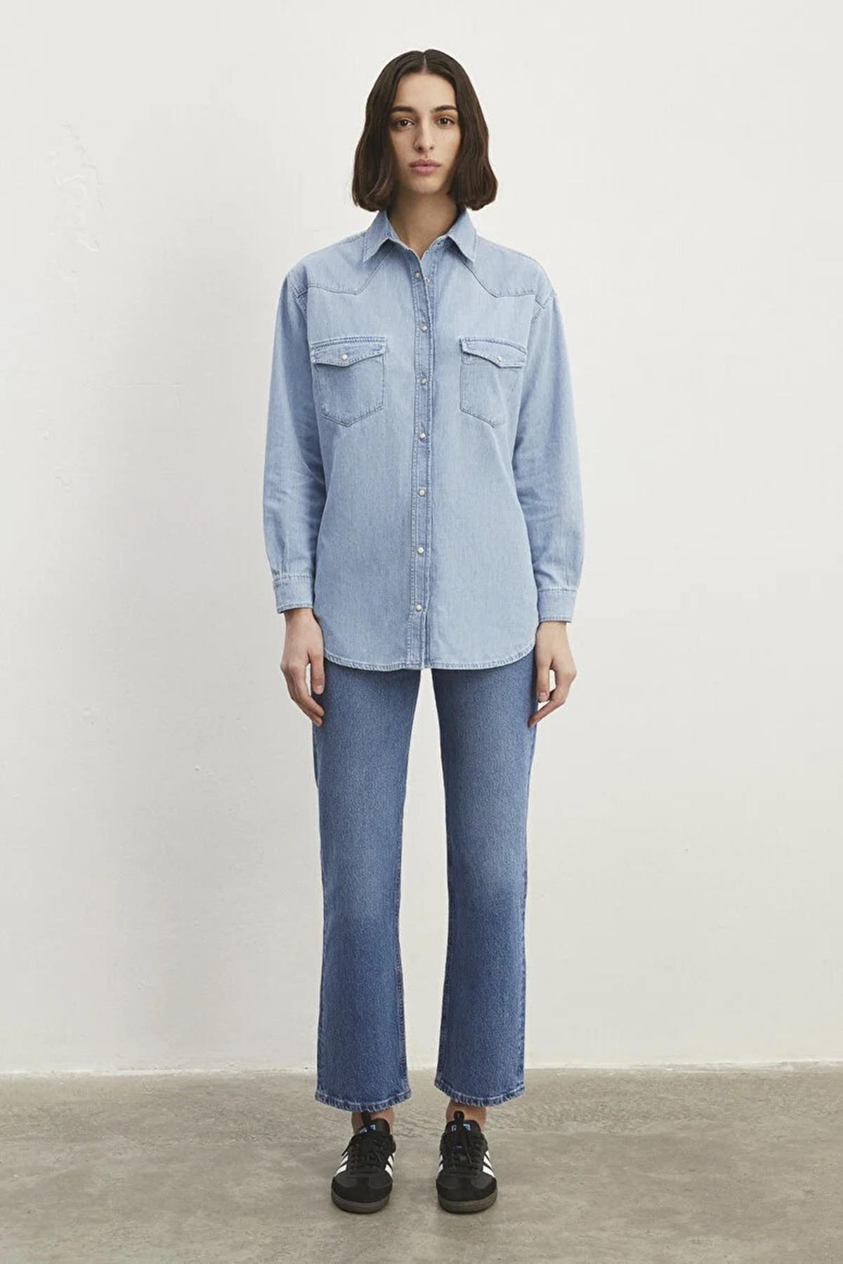 Mavi Patrıcıa Kadın Jean Gömlek M1210784-8