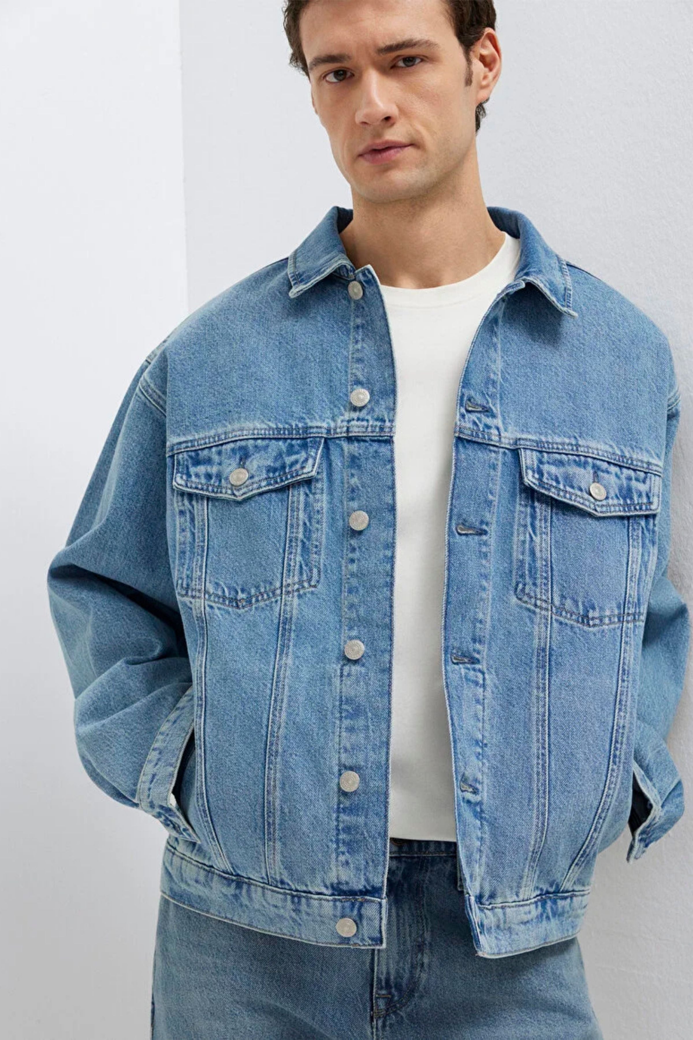 Mavi Ryan Dusty Lt Blue Erkek Jean Ceket M0110001-A2096
