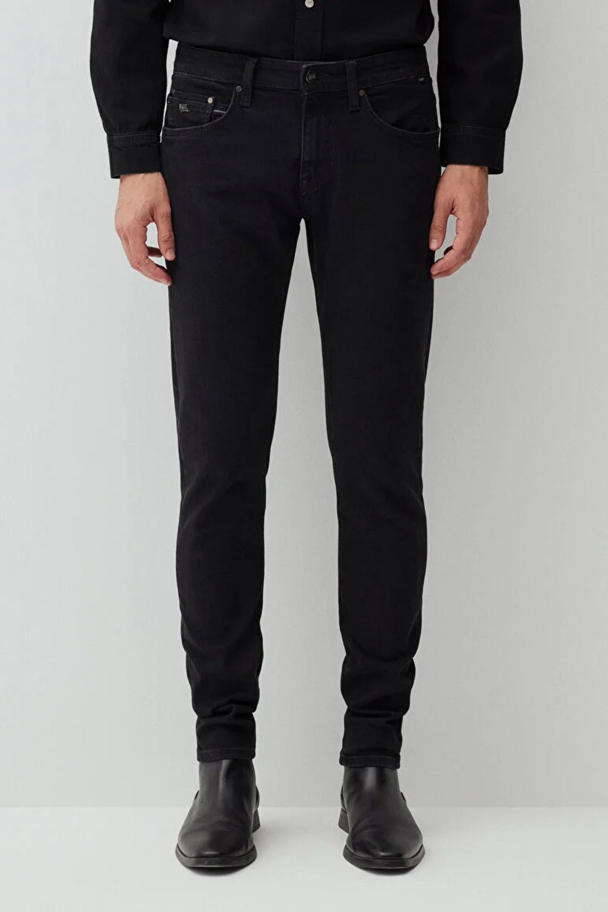 Mavi James Deep Smoke Lux Black Erkek Jean Pantolon M0042487-87866