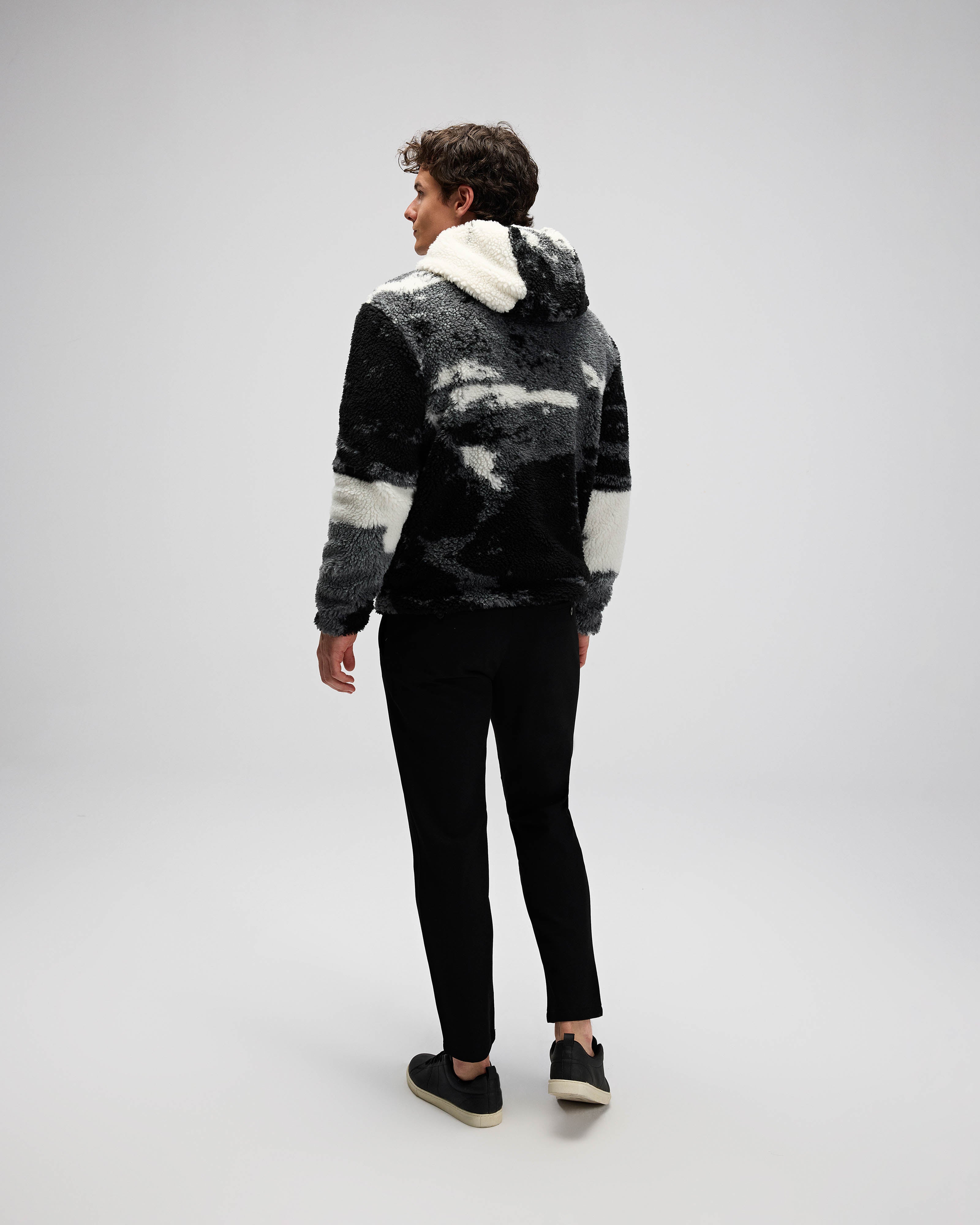 Ellesse Erkek Fermuarlı Kapüşonlu Polar Mont Em516-Gı