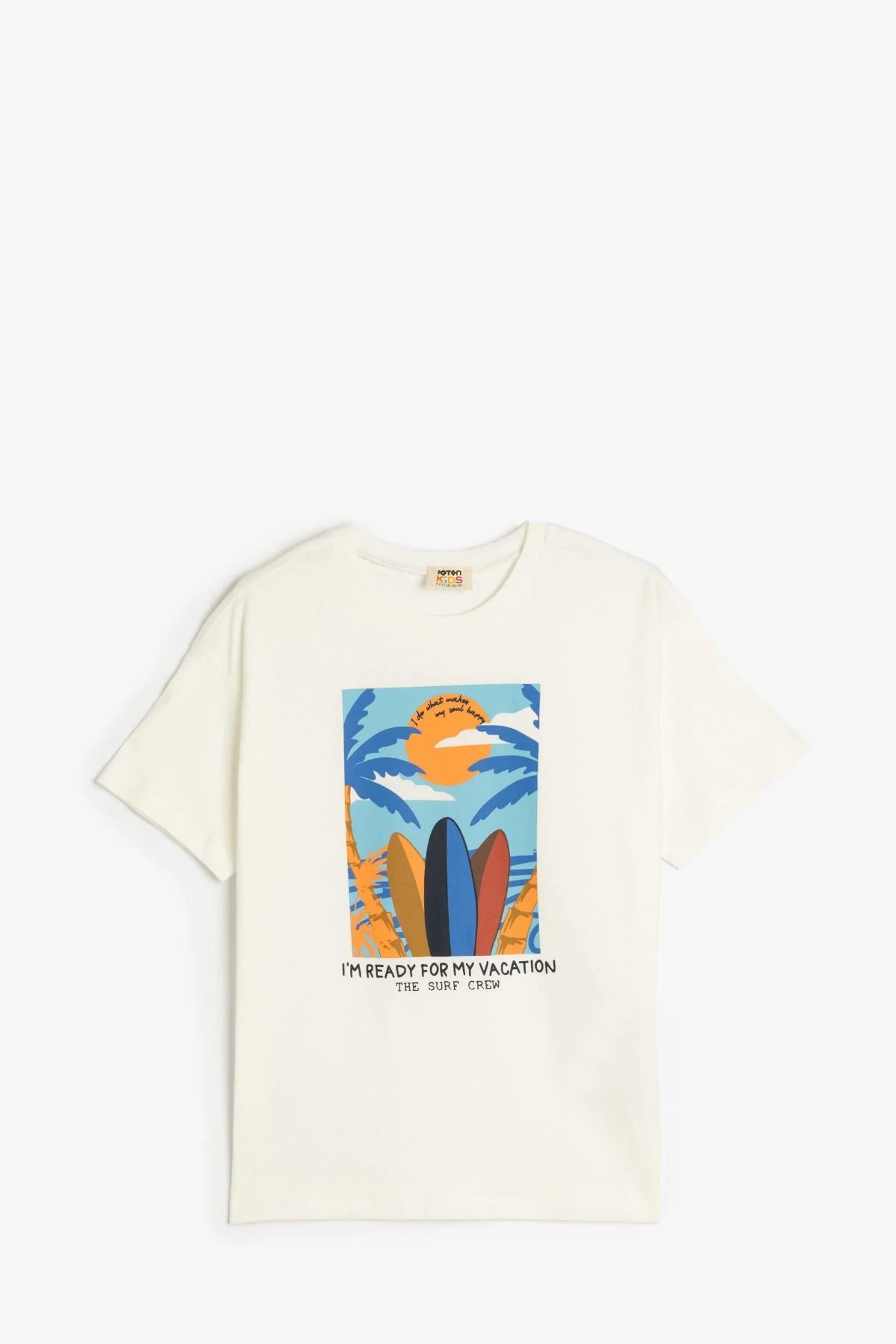 Koton Erkek Çocuk Tişört 5Skb10222Tk010