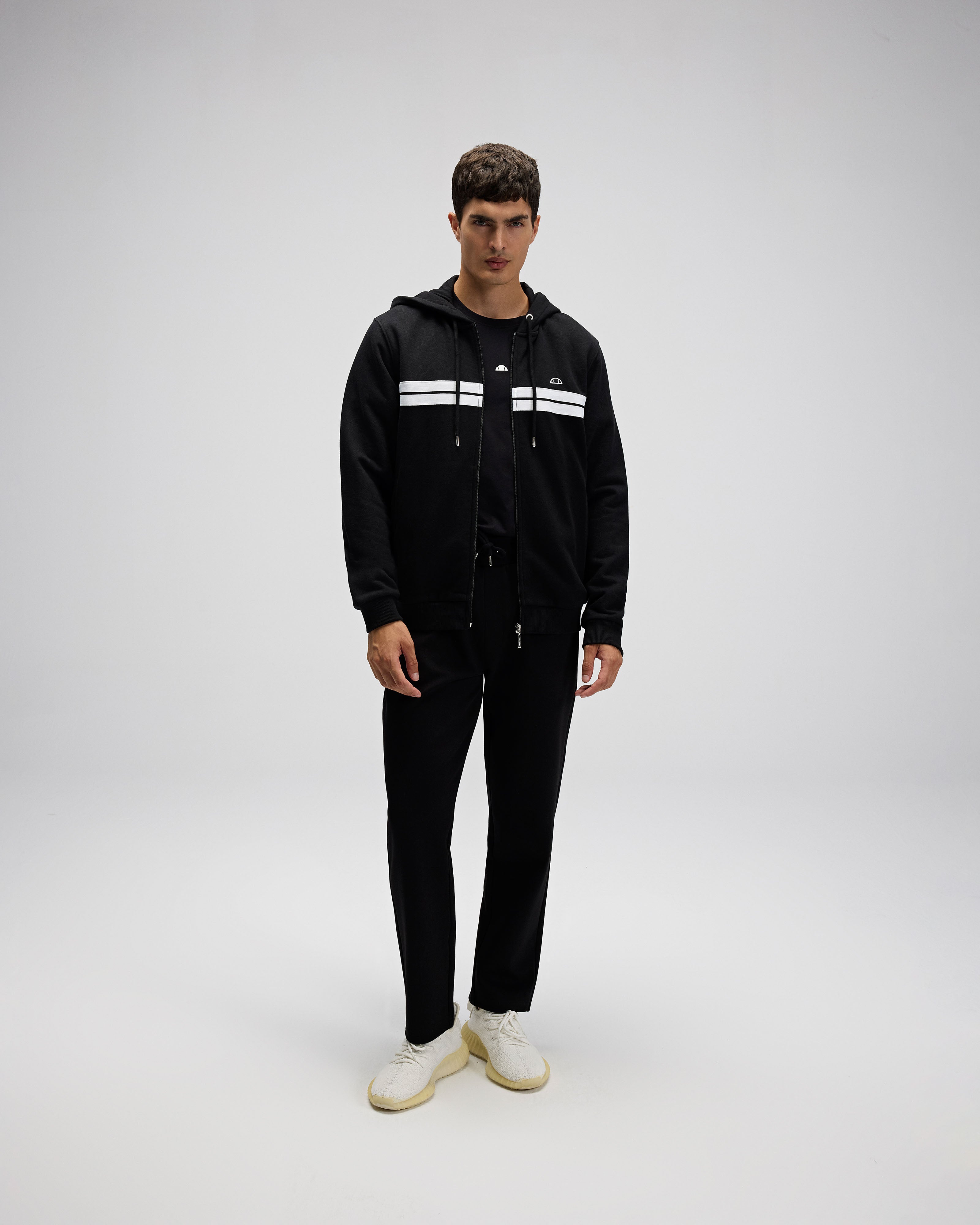 Ellesse Erkek Kapüşonlu Sweatshirt Em617-Bk