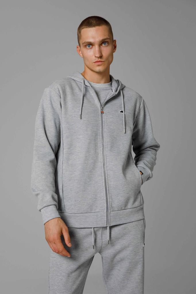 Ellesse Fermuarlı Kapüşonlu Erkek Sweat EM208-GR