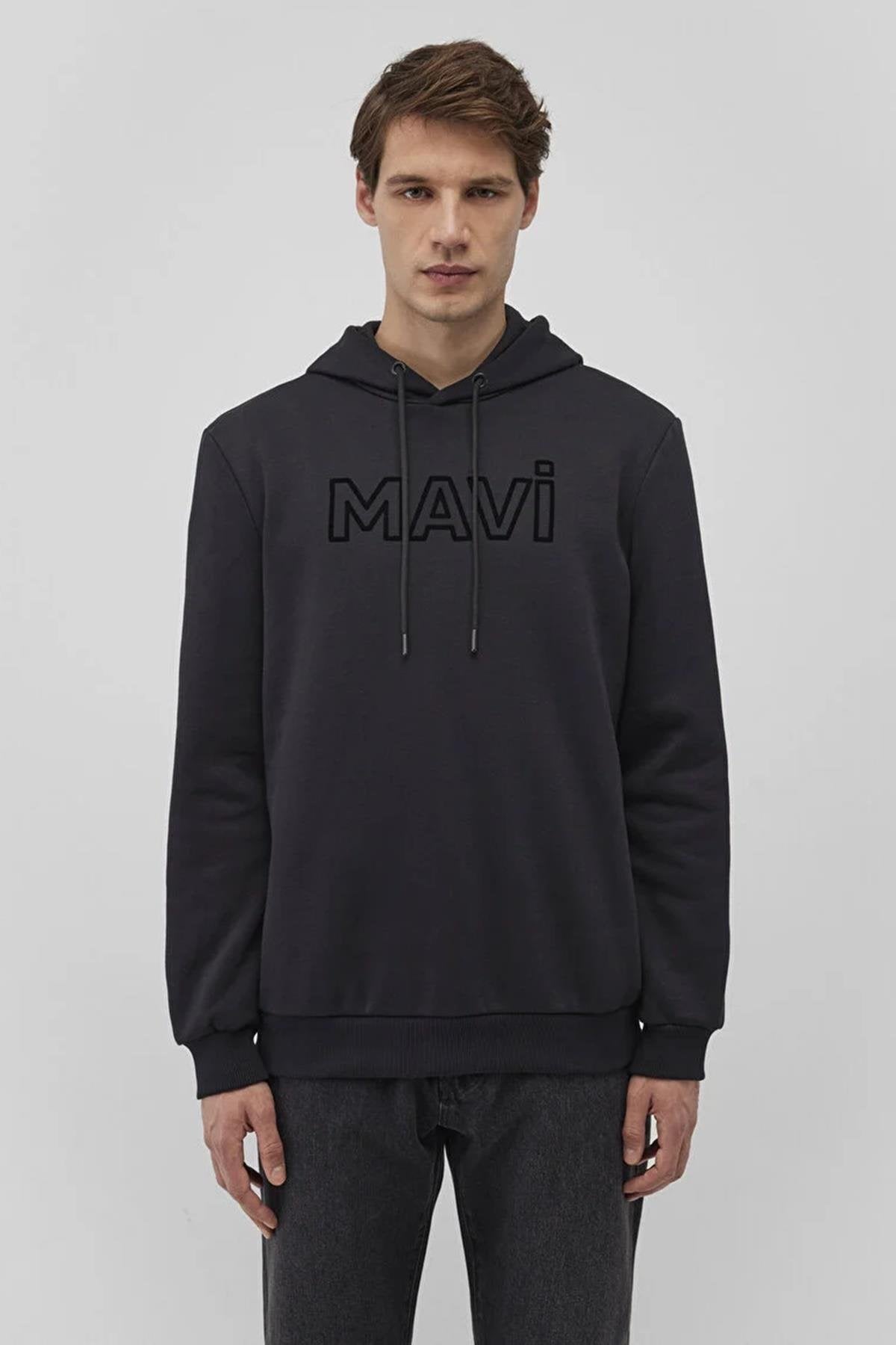 Mavi Baskılı Erkek Sweat M0610941-9