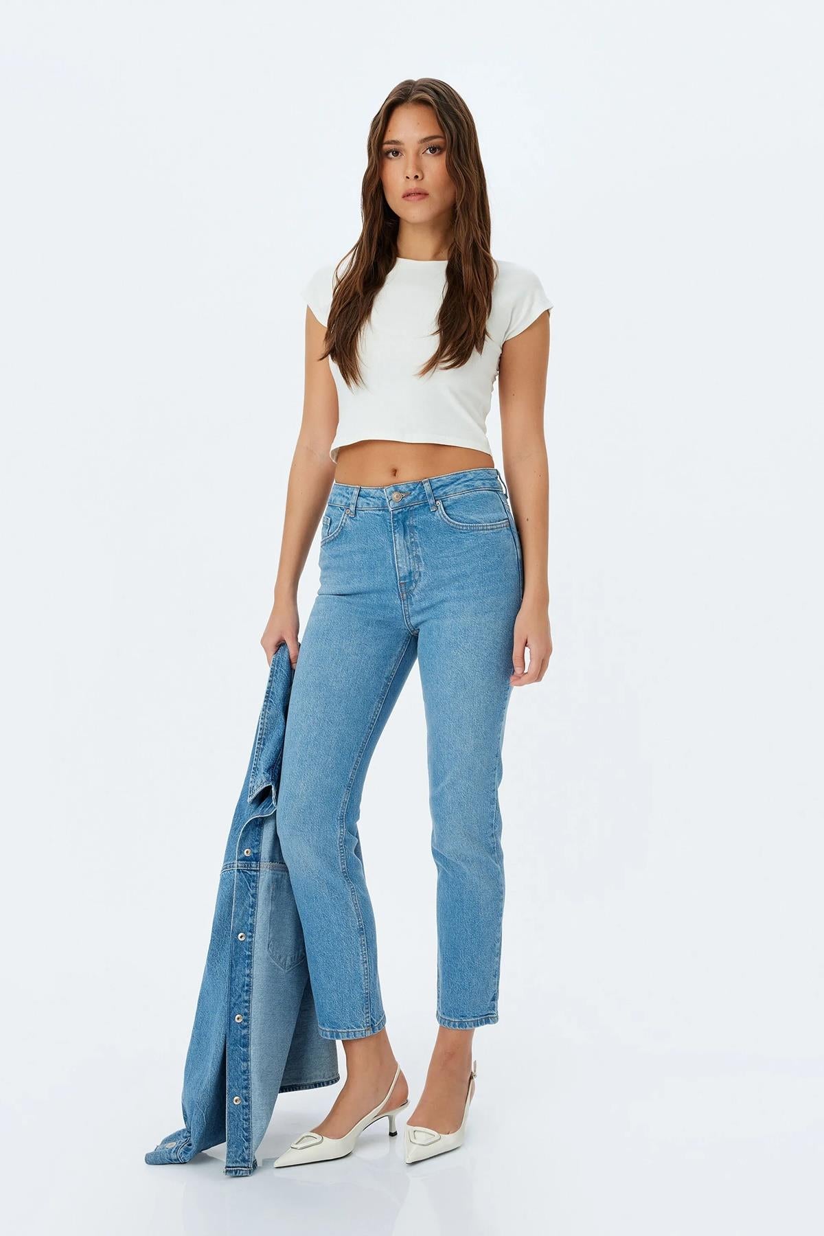 Koton Kadın Jean Pantolon 36229