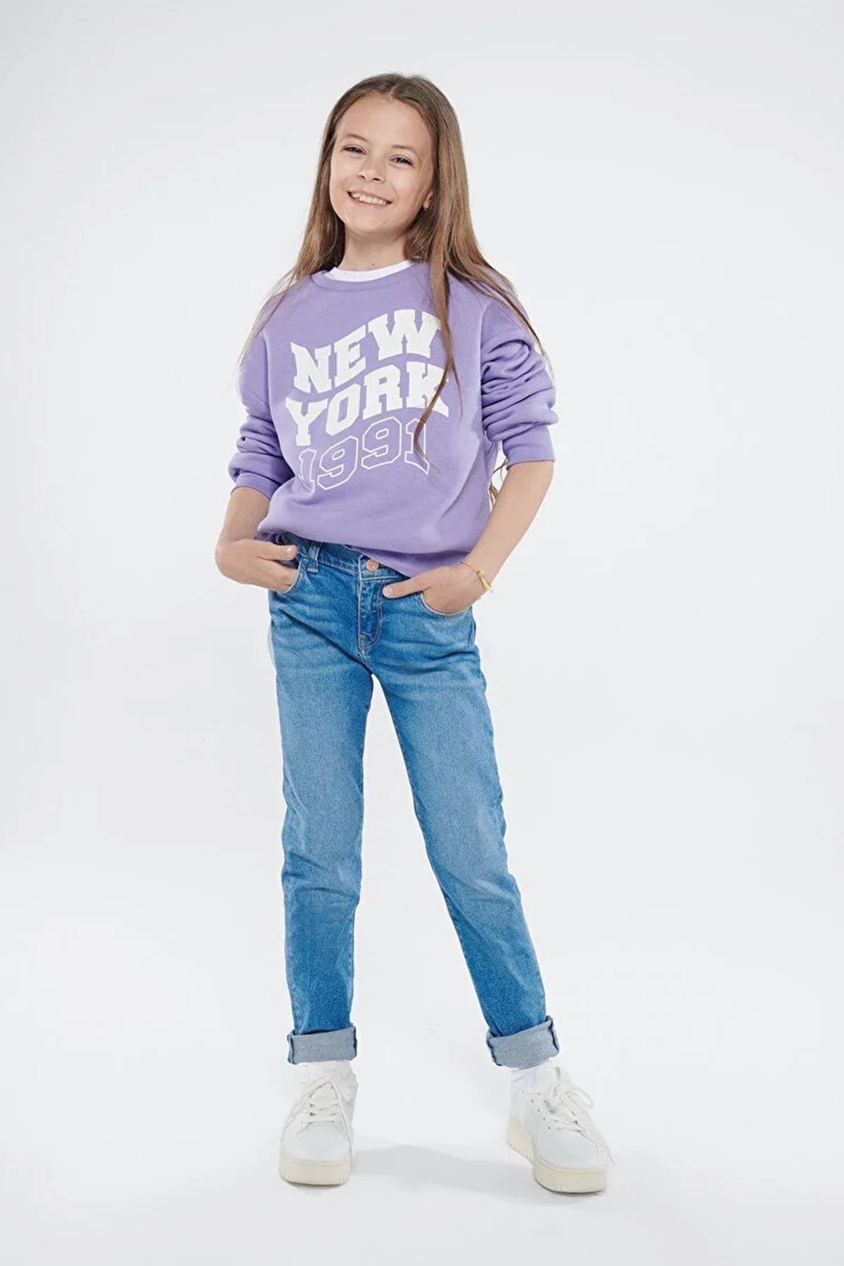 Mavi Lara Kız Çocuk Jean Pantolon M7010133-8