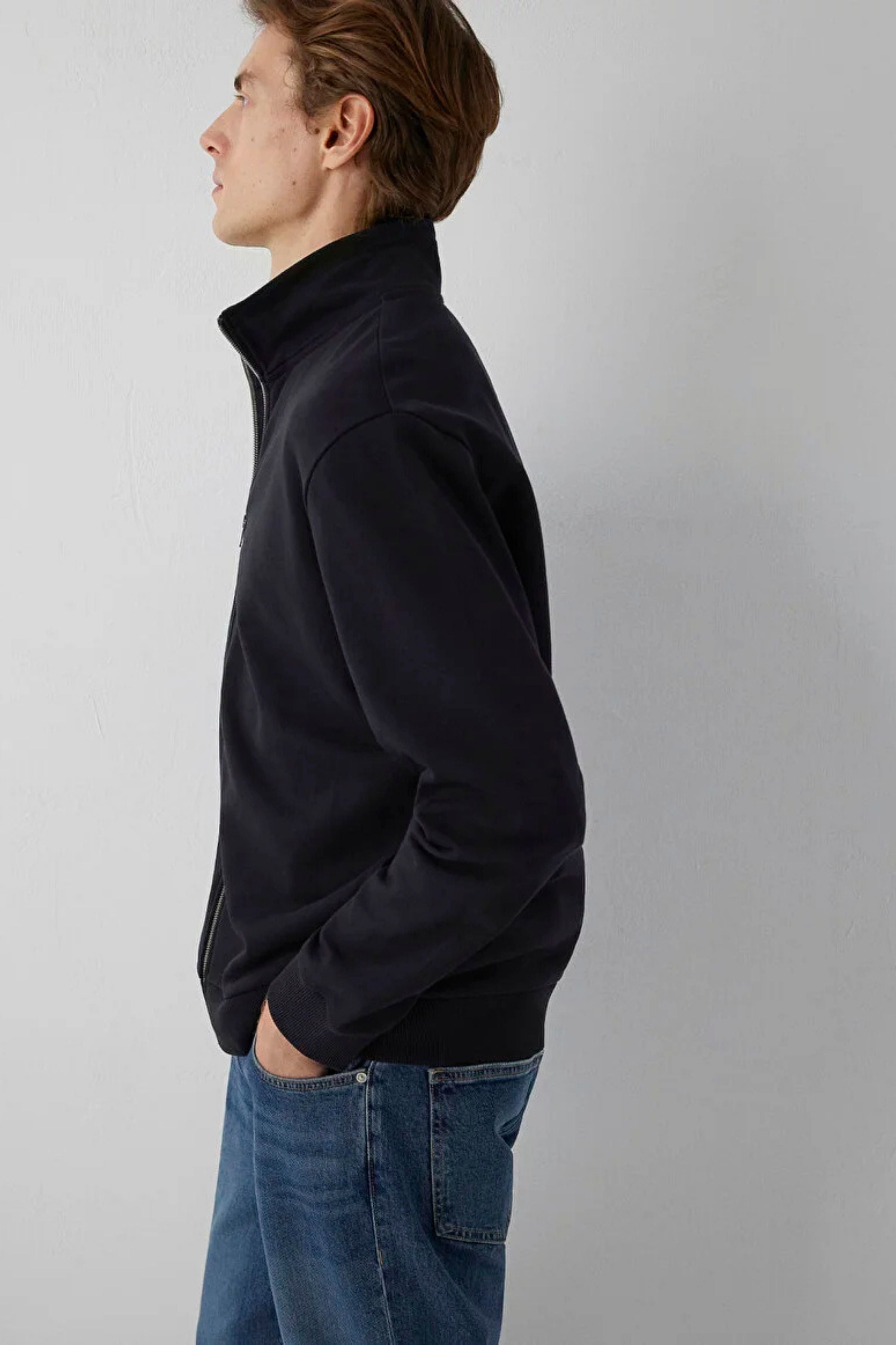 Mavi Fermuarlı Erkek Sweat M0S10653-900