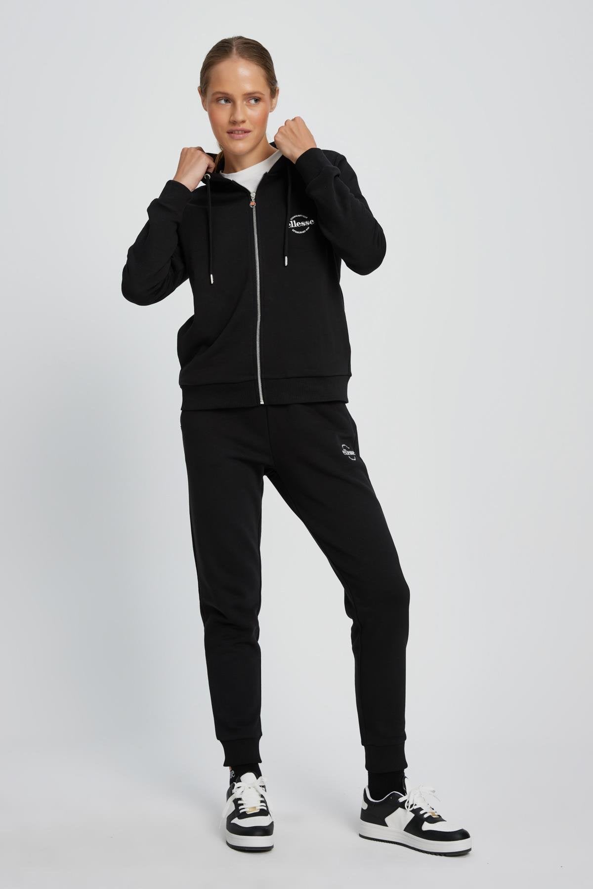 Ellesse Kadın Kapüşonlu Sweatshirt EF038-BK