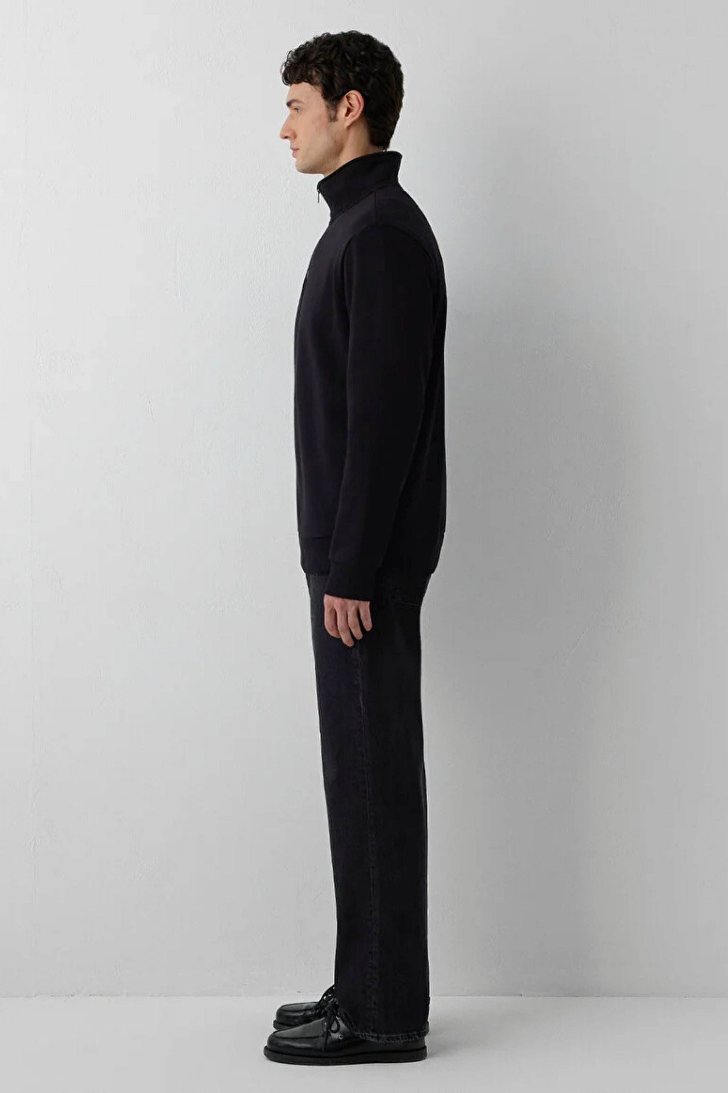 Mavi Yarım Fermuarlı Erkek Sweat M0S20027-900