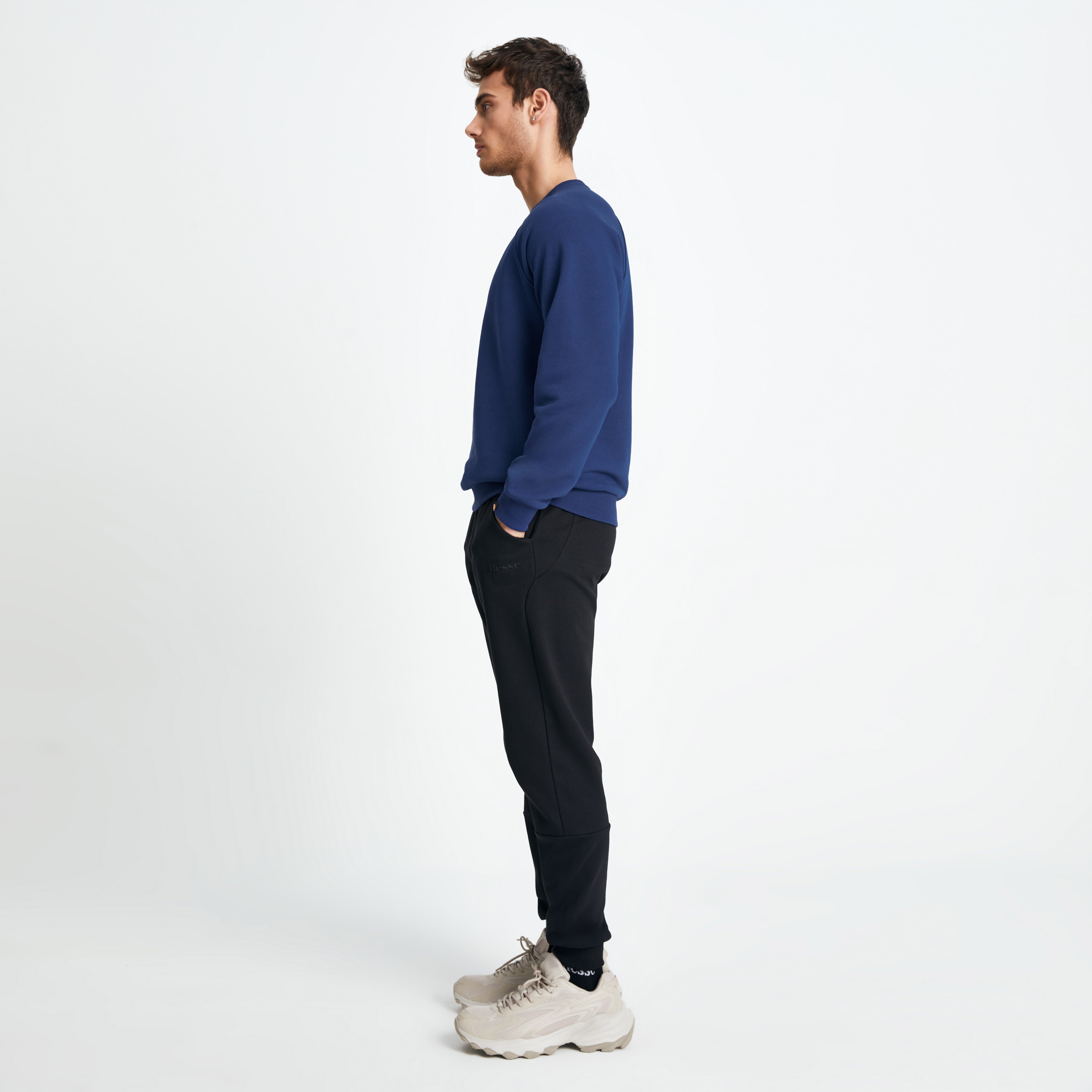 Ellesse Erkek Sweatshırt Em164-Nv