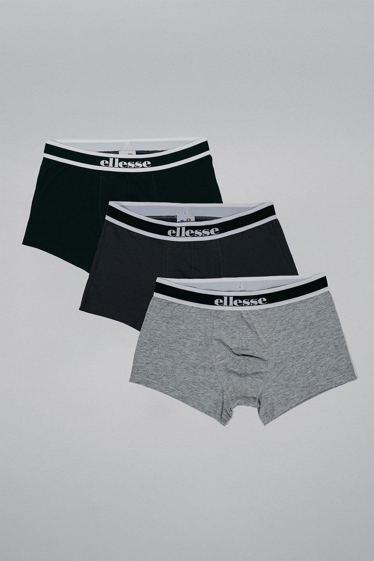 ellesse Erkek Boxer 3lü Paket B001-BKGRAN