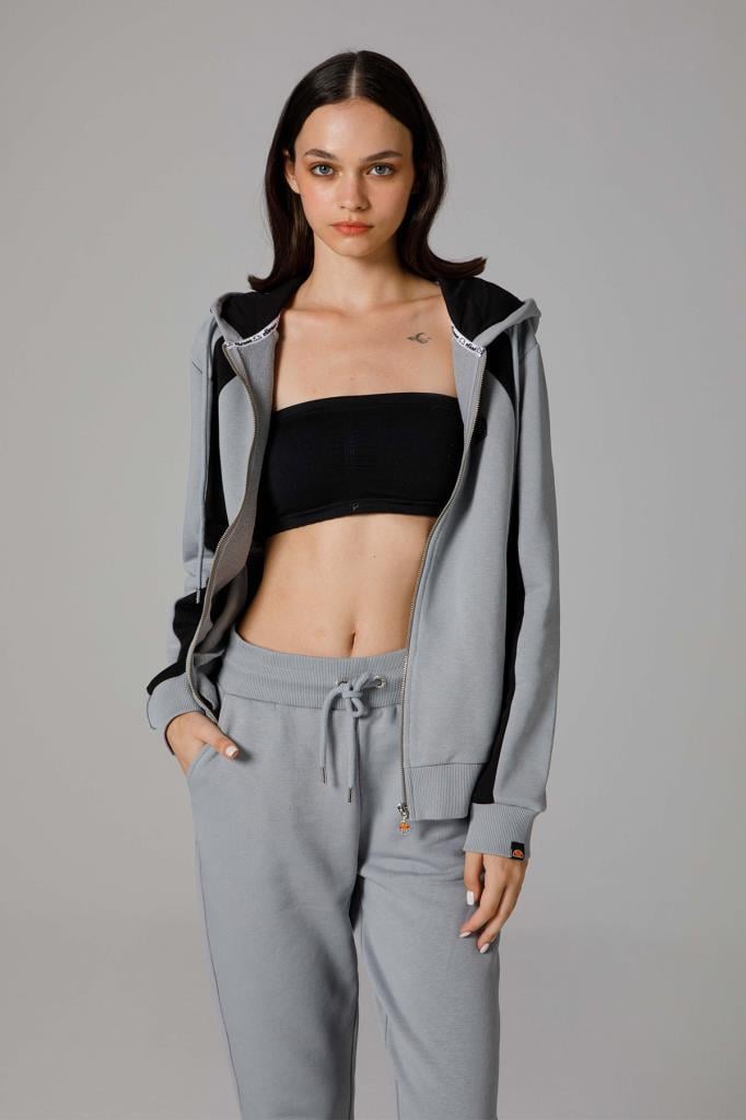 Ellesse Fermuarlı Kapüşonlu Kadın Sweat EF198-GI