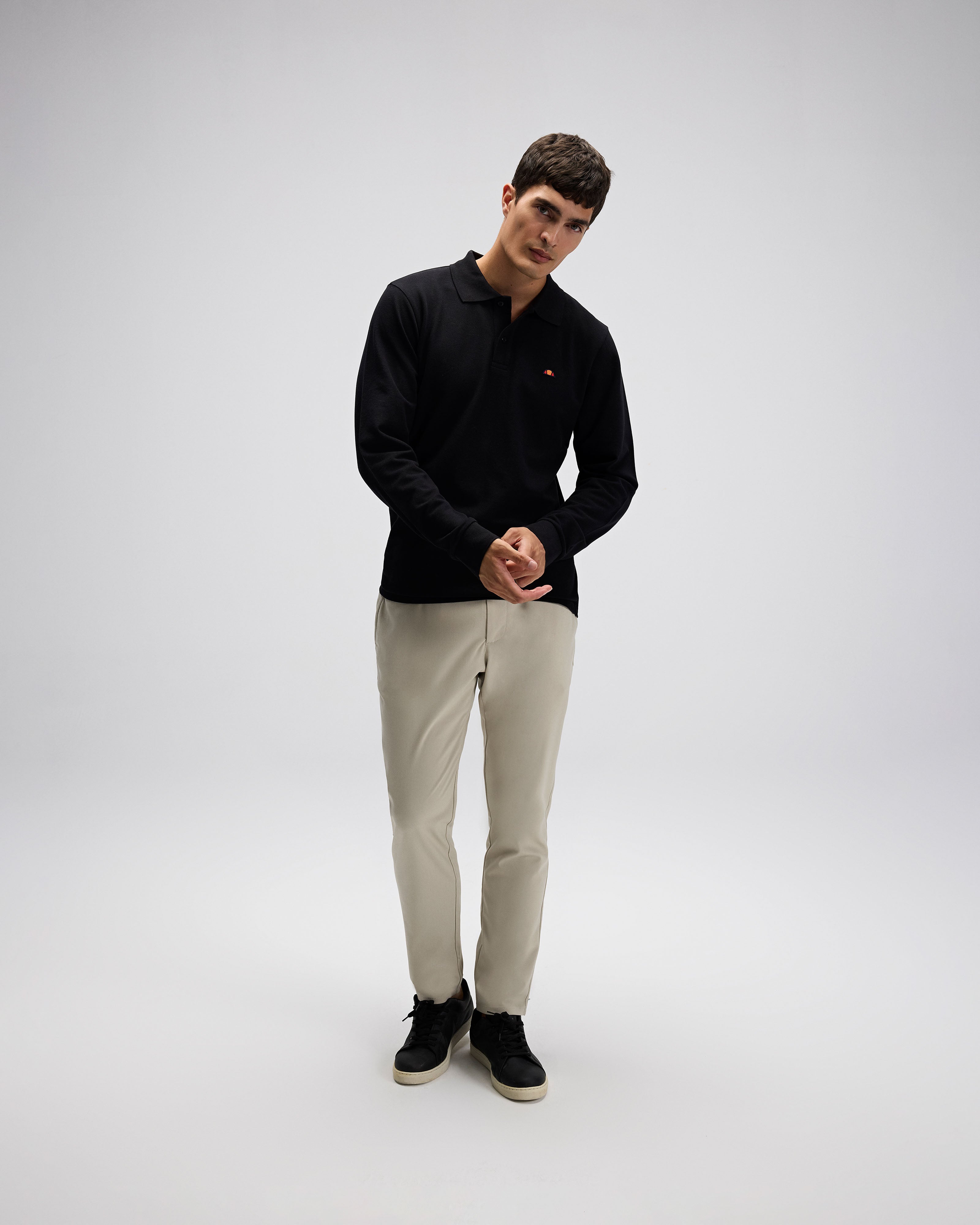 Ellesse Erkek Polo Sweatshirt Em582-Bk