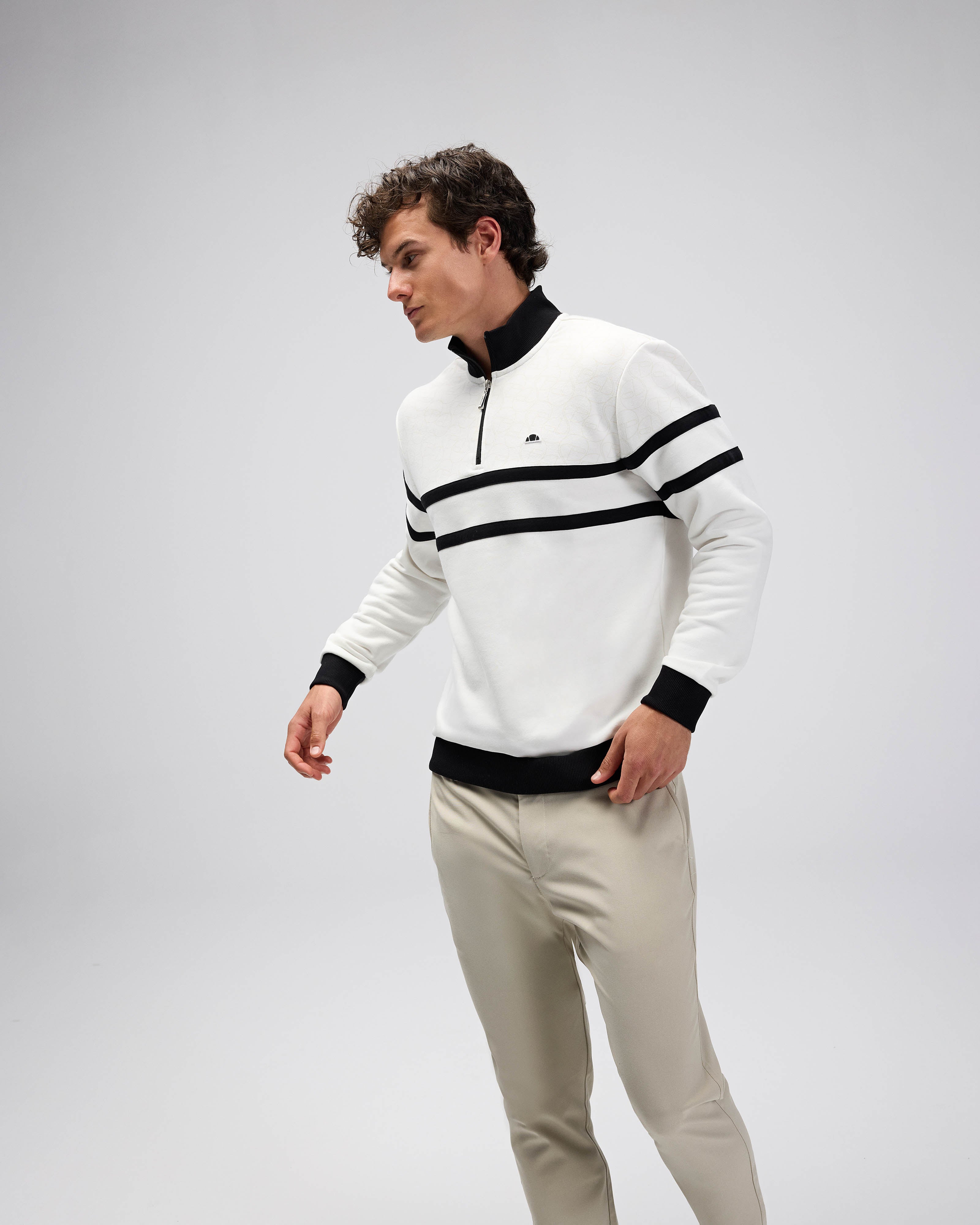 Ellesse Erkek Yarım Fermuarlı Sweat Em619-Of