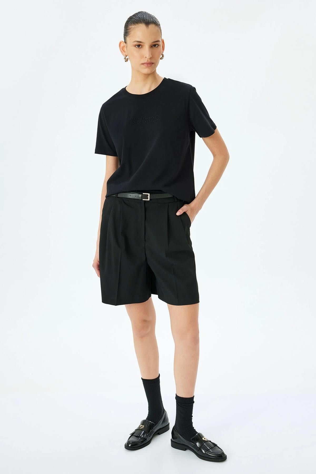 Koton Kadın Tişört 5Sak50080Ek999