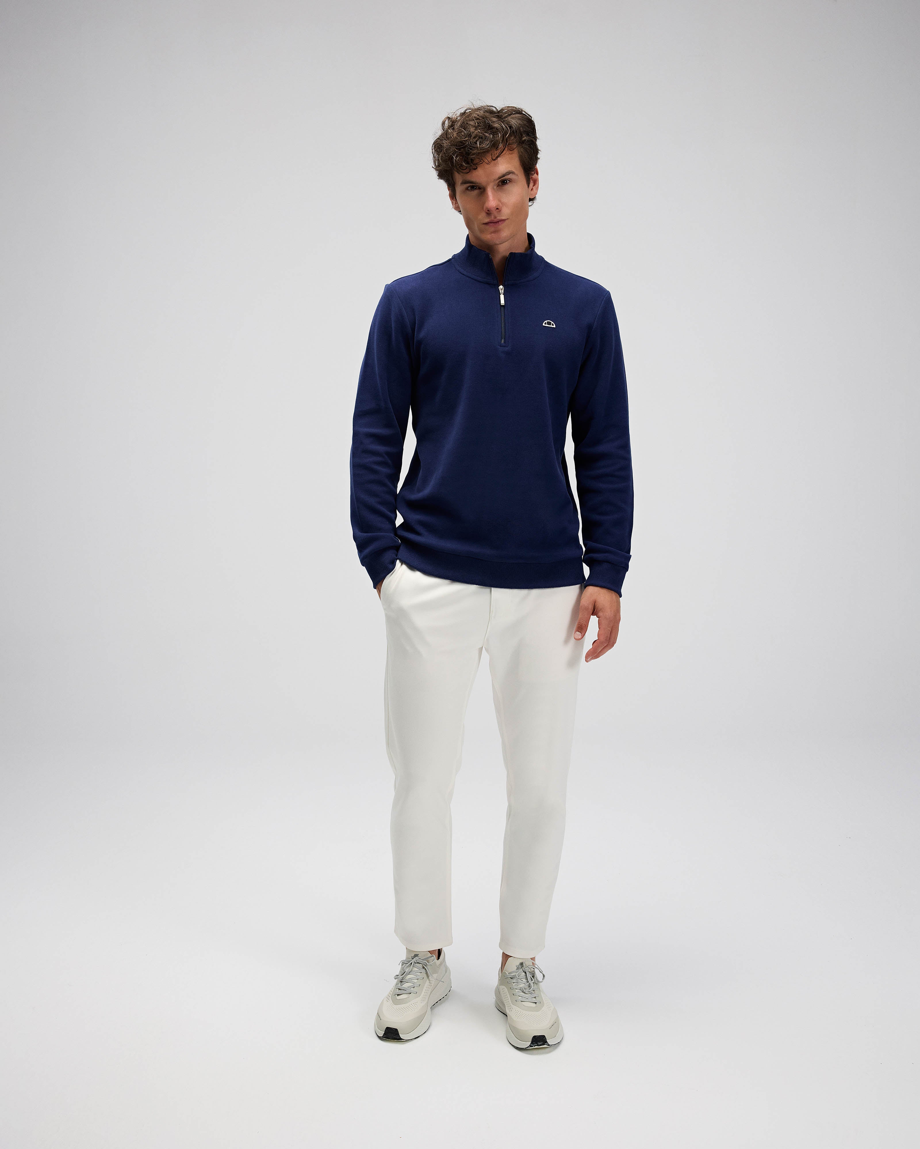 Ellesse Erkek Sweatshirt Em603-Nv