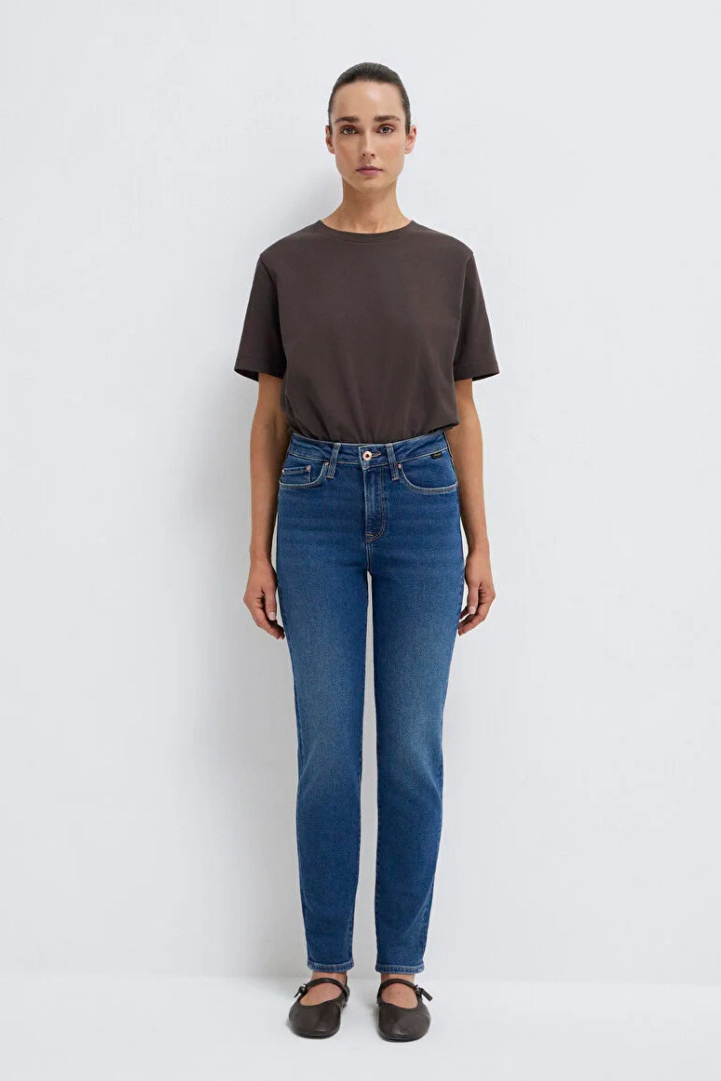Mavi Cındy Dark Gold Shape Kadın Jean Pantolon M100277-33