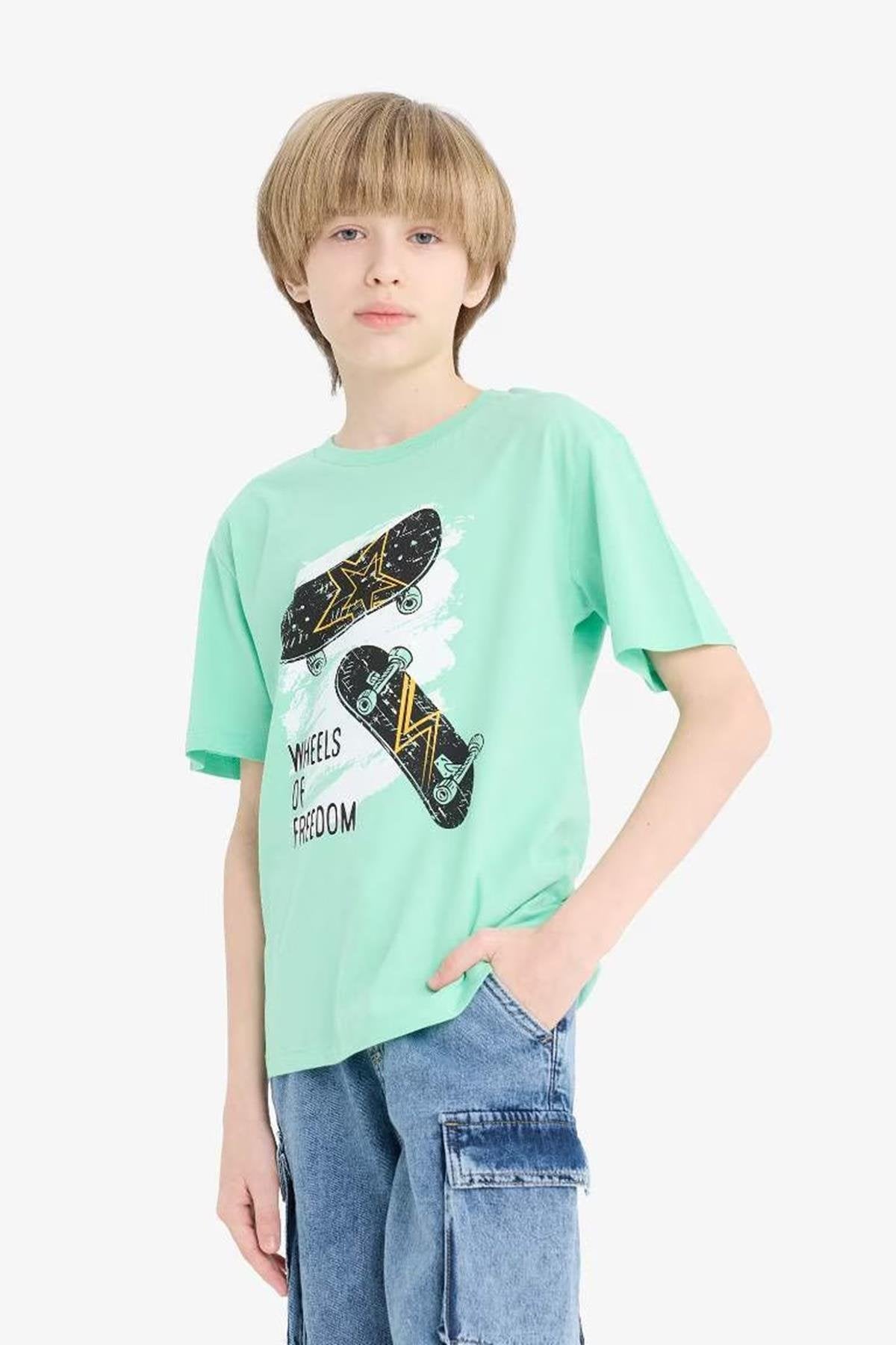 Defacto Erkek Çocuk Tişört F0174A8Dfa