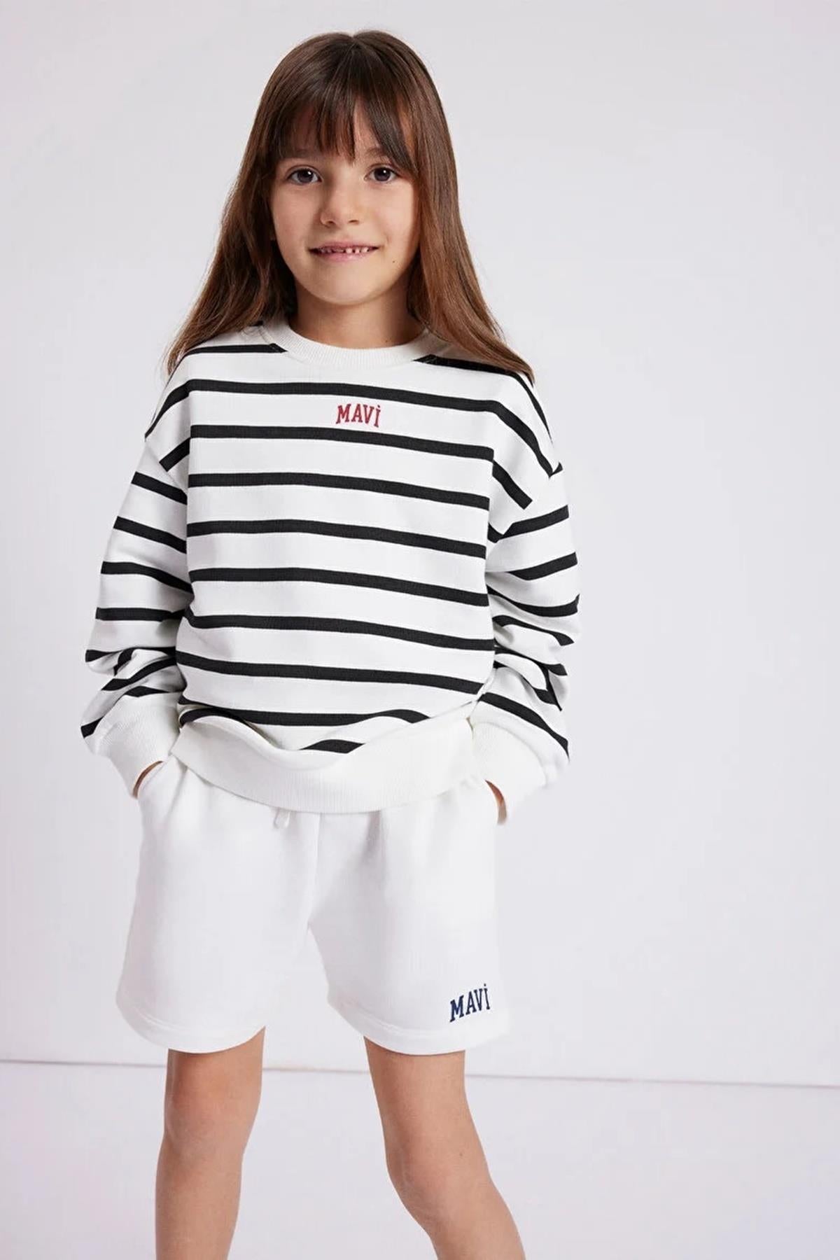 Mavi Logo Kız Çocuk Sweat M7S10038-9