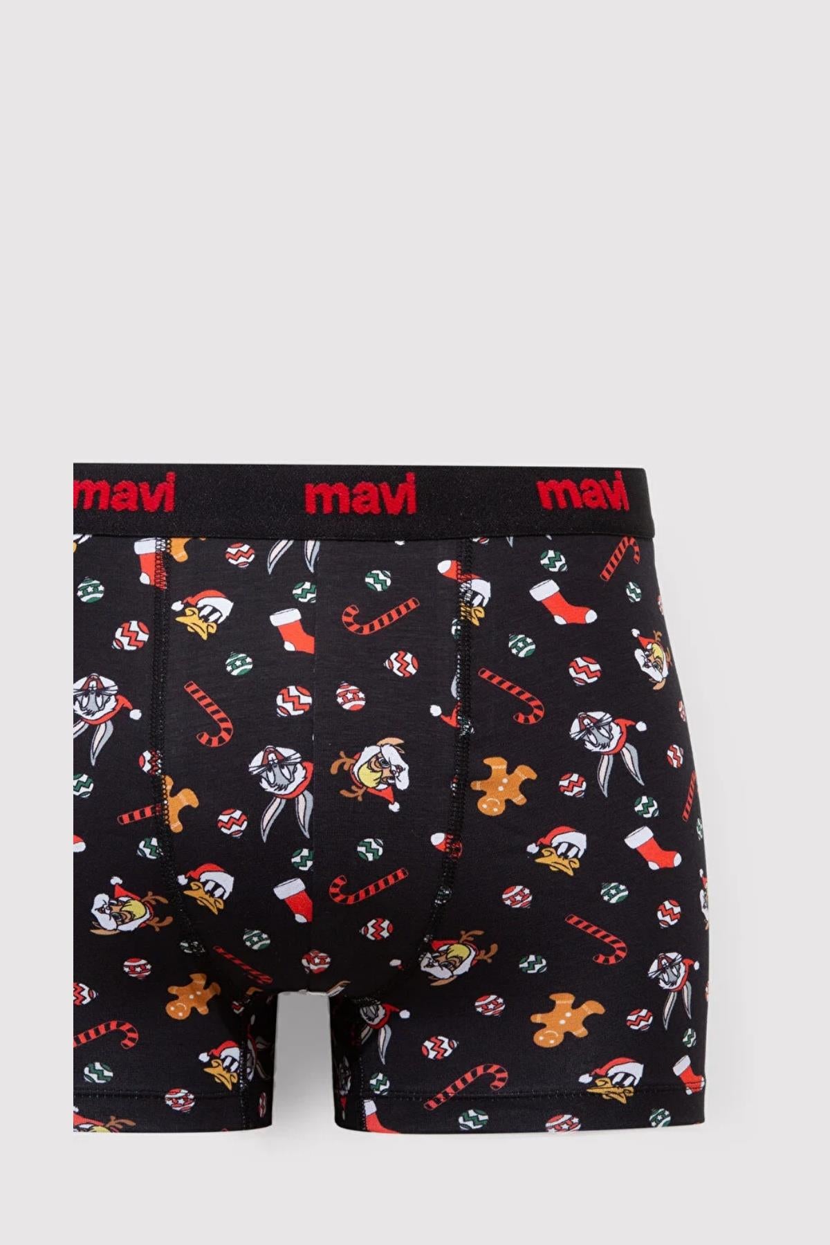 Mavi Siyah Erkek Boxer M0912137-9