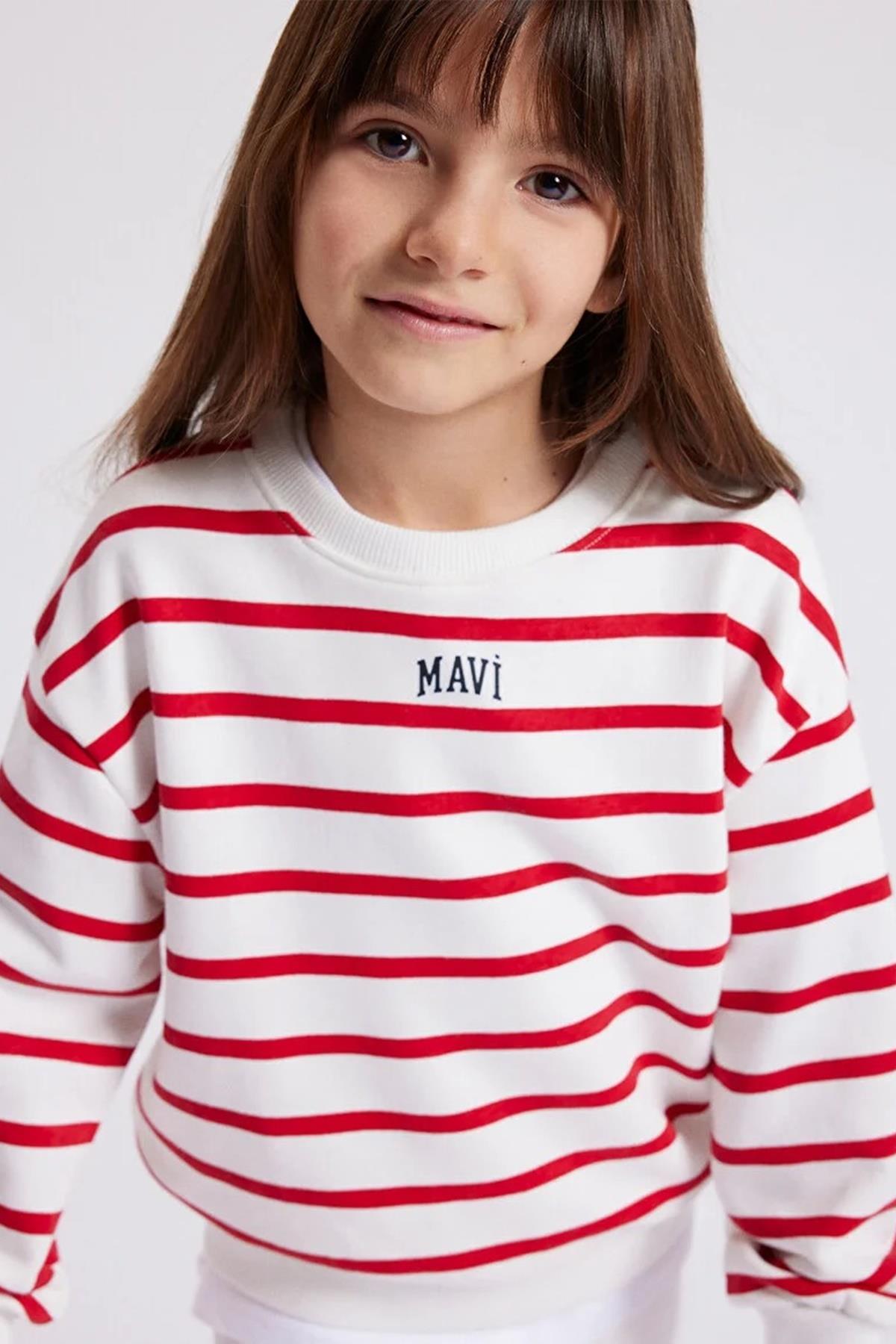 Mavi Logo Kız Çocuk Sweat M7S10038-8