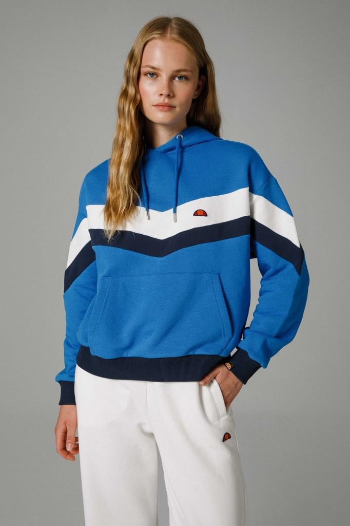 Ellesse Crop Kapüşonlu Kadın Sweat EF178-SBL