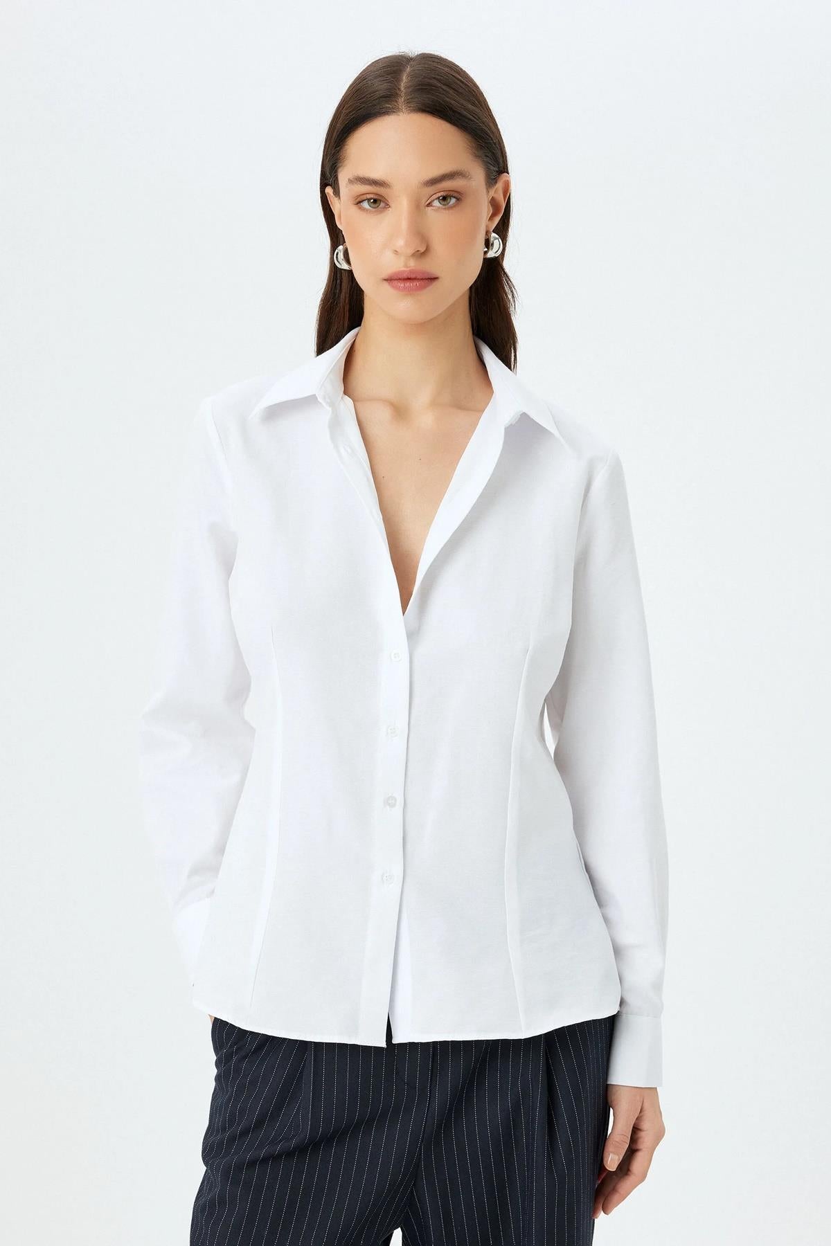 Koton Kadın Gömlek 5Sak60050Uw000