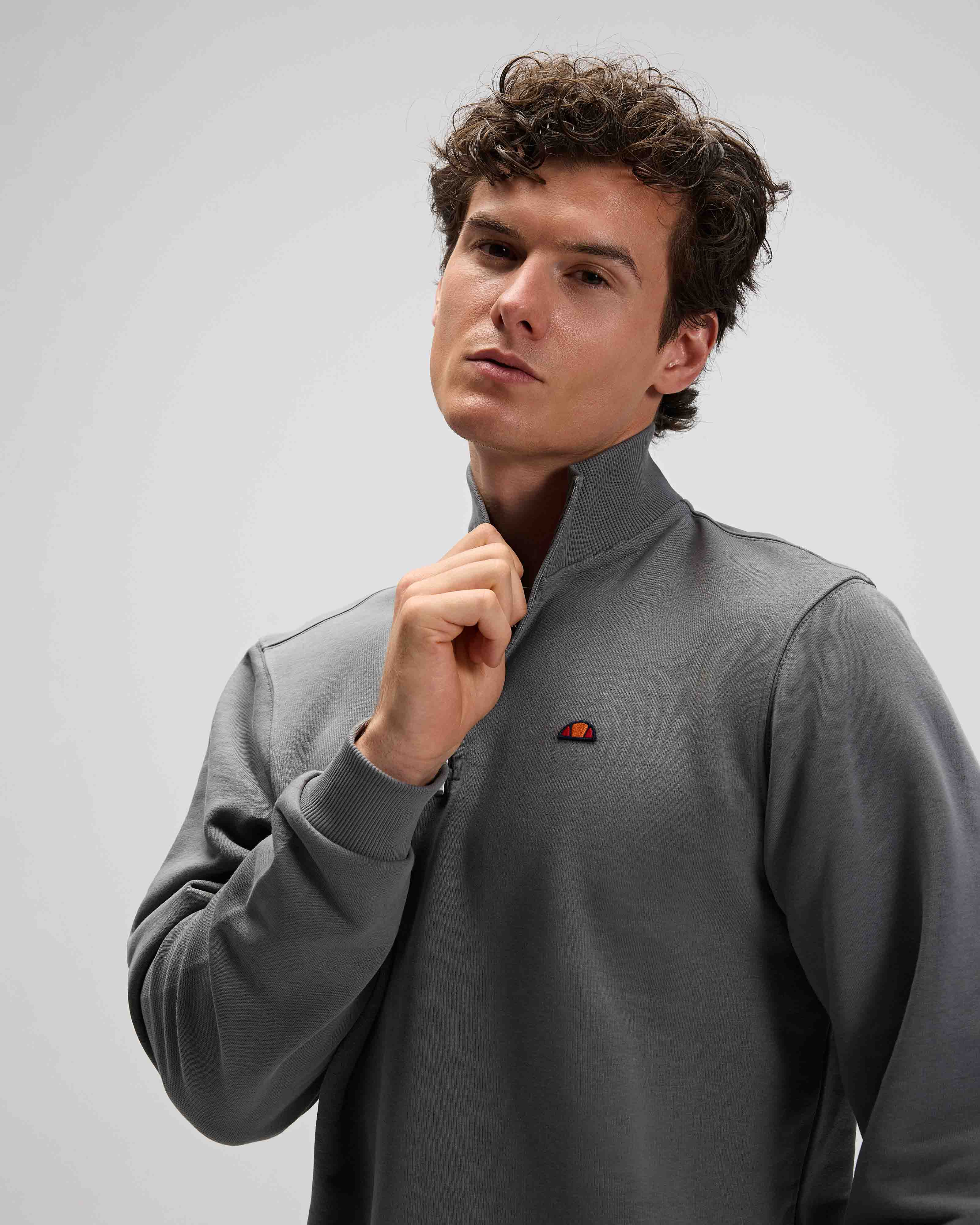 Ellesse Erkek Yarım Fermuarlı Sweat Em580-Ant