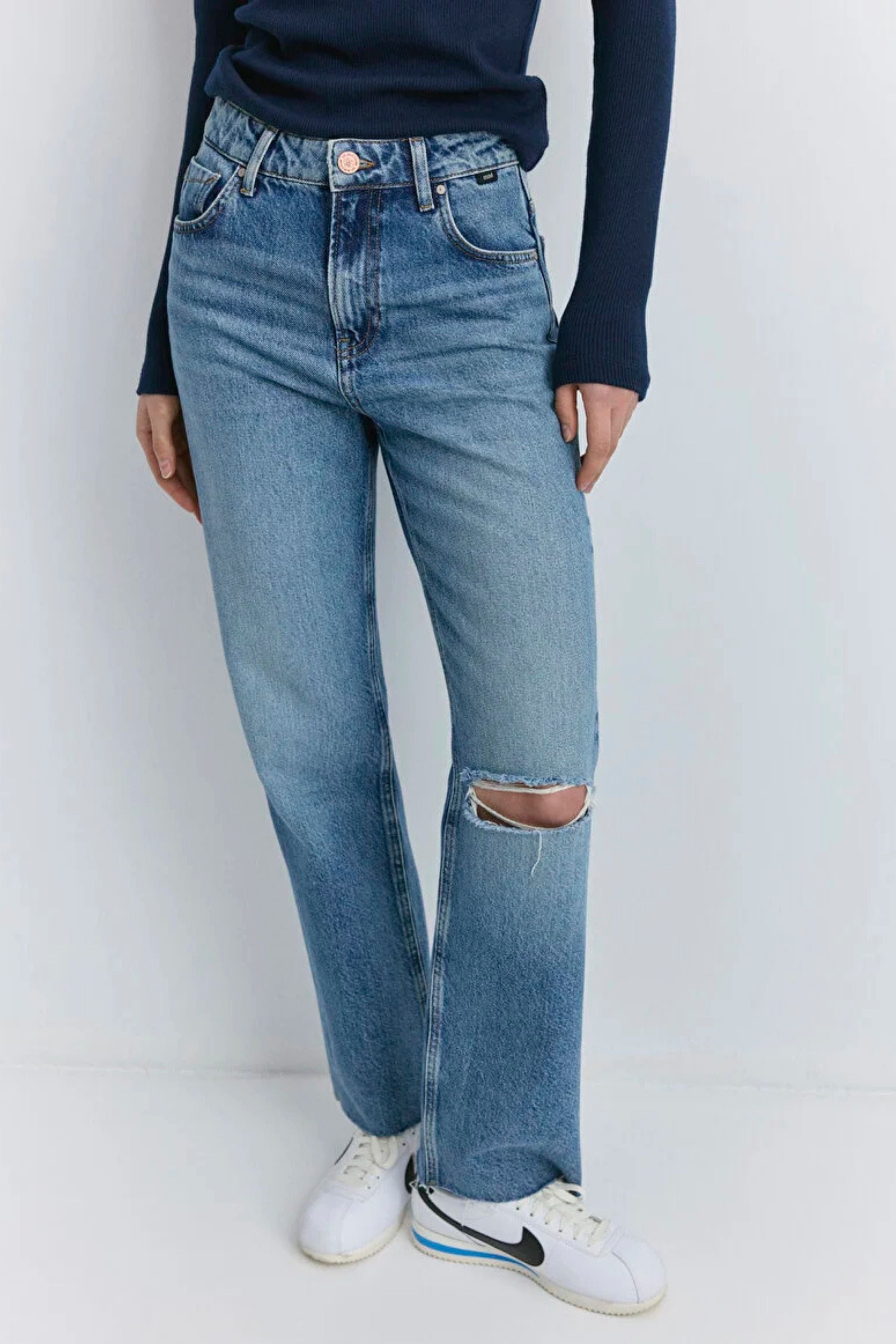 Mavi Barcelona Mid Blue Kadın Jean Pantolon M101047-89197