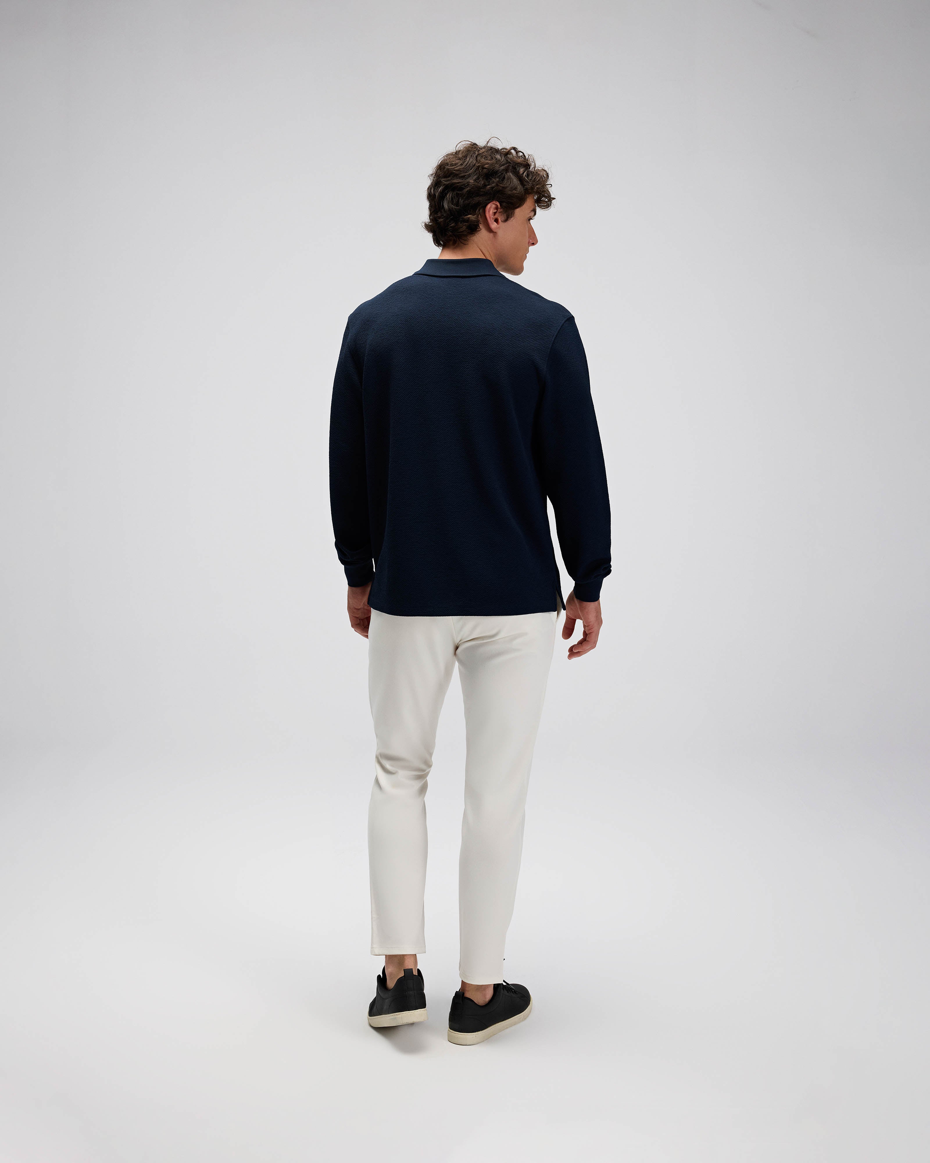 Ellesse Erkek Polo Sweatshirt Em601-Nv