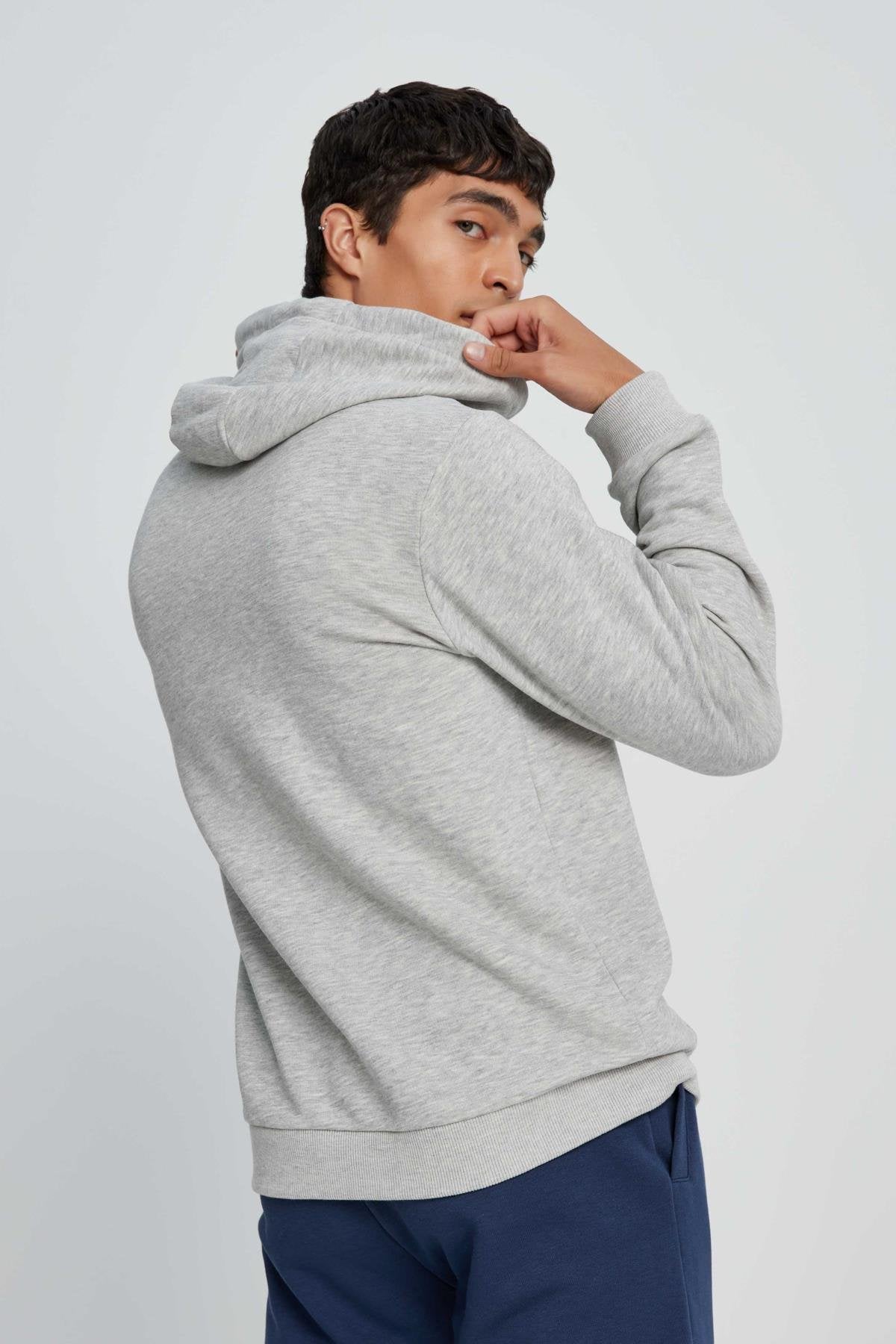 Ellesse Erkek Kapüşonlu Sweatshirt EM075-GR
