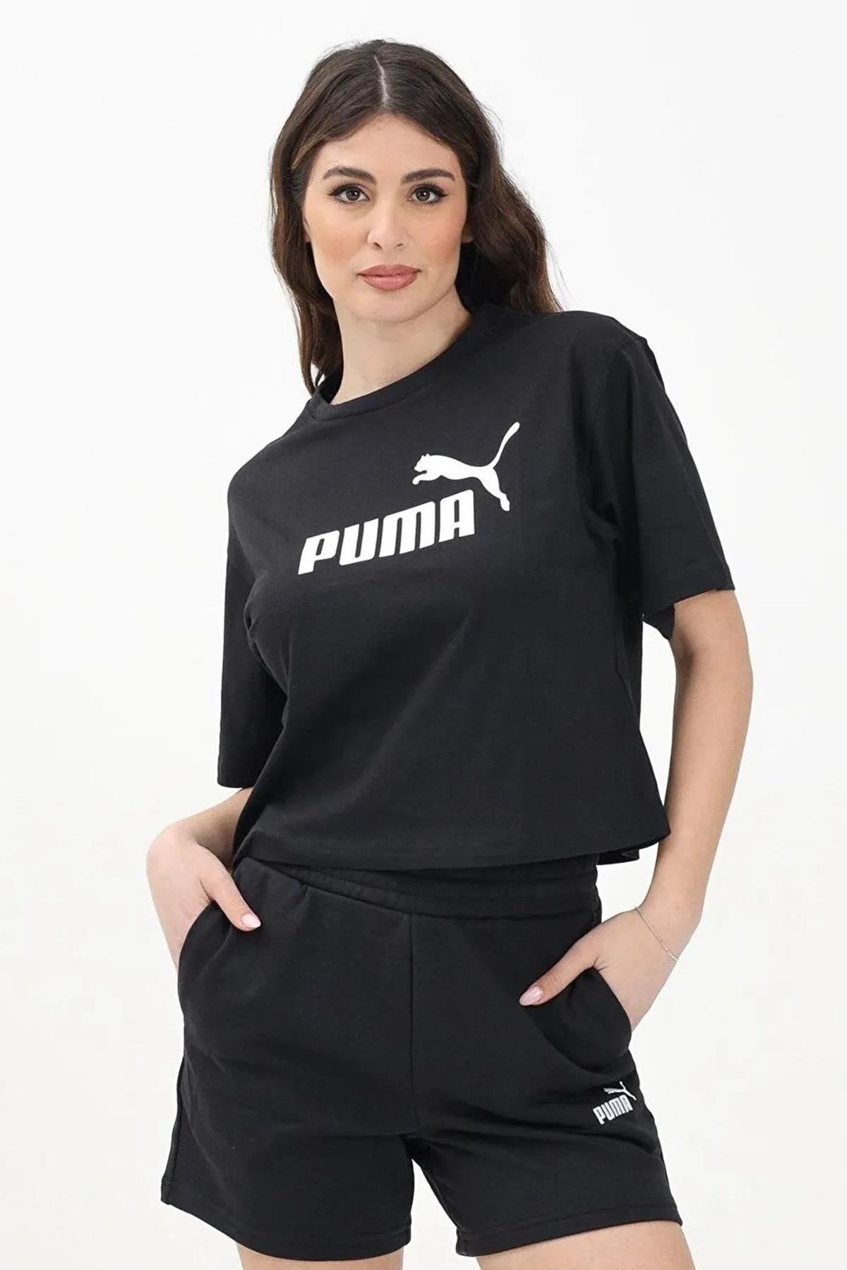 Puma Ess Cropped Kadın Tişört 68497201