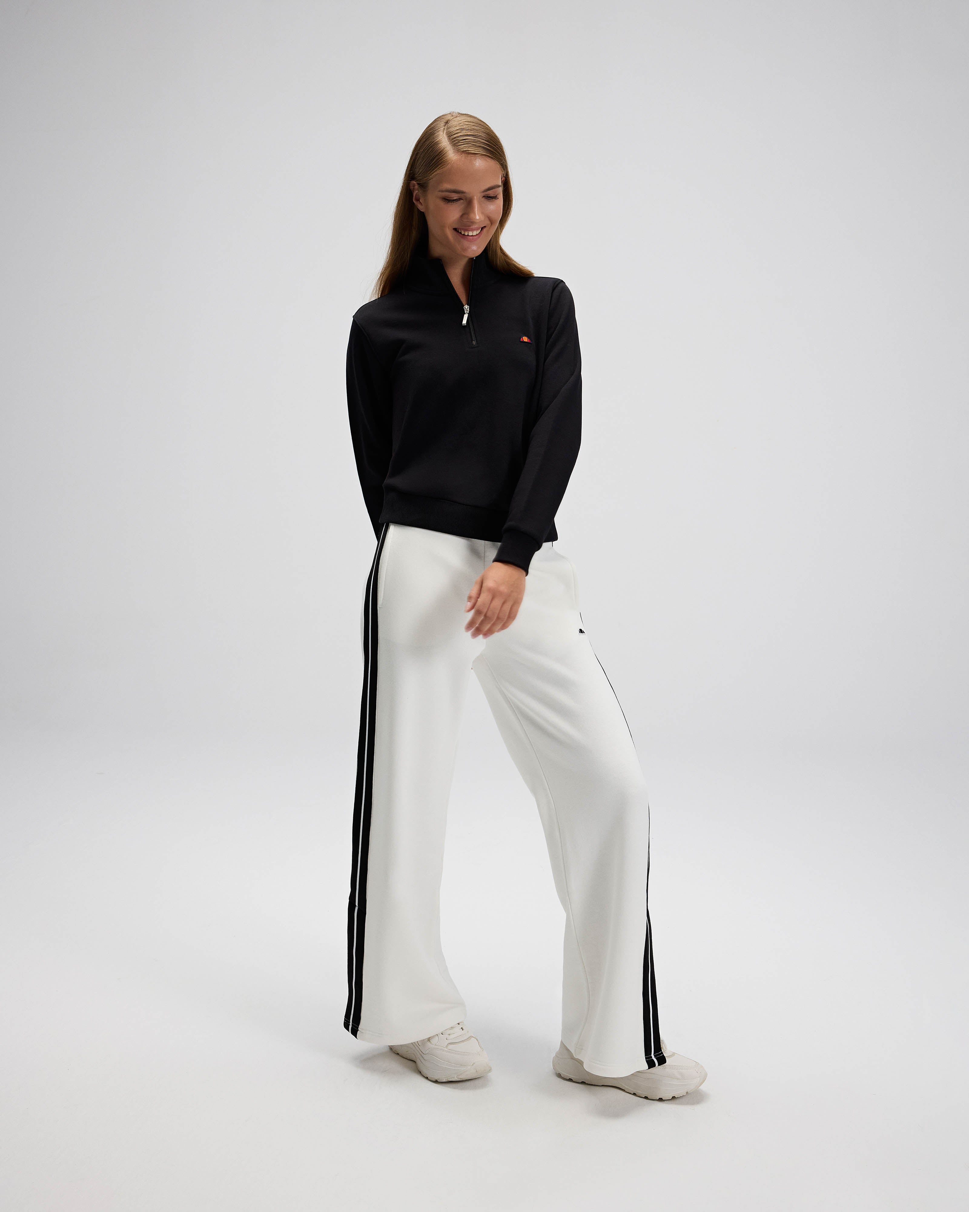 Ellesse Kadın Yarım Fermuarlı Sweat Ef557-Bk