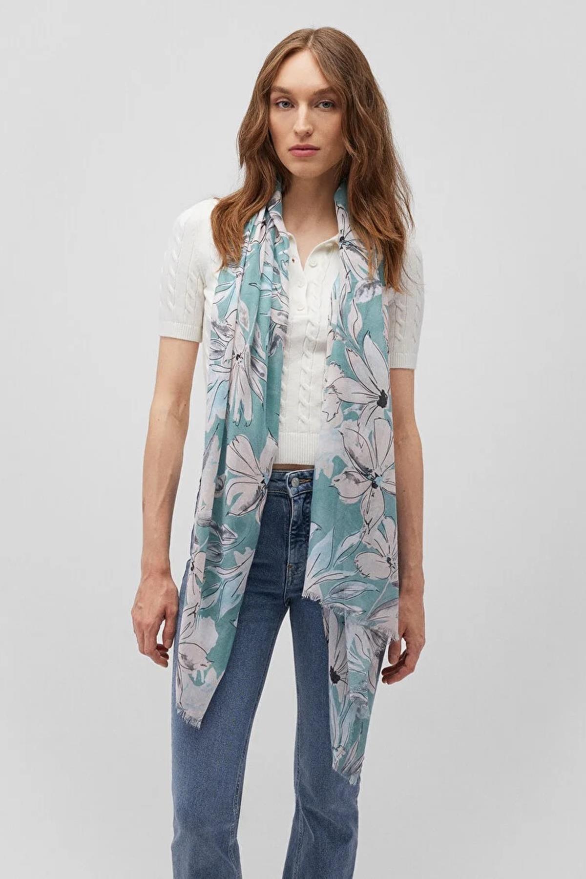 Mavi Mavi Kadın Şal M1912672-8