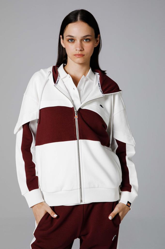 Ellesse Fermuarlı Kapüşonlu Kadın Sweat EF166-OF