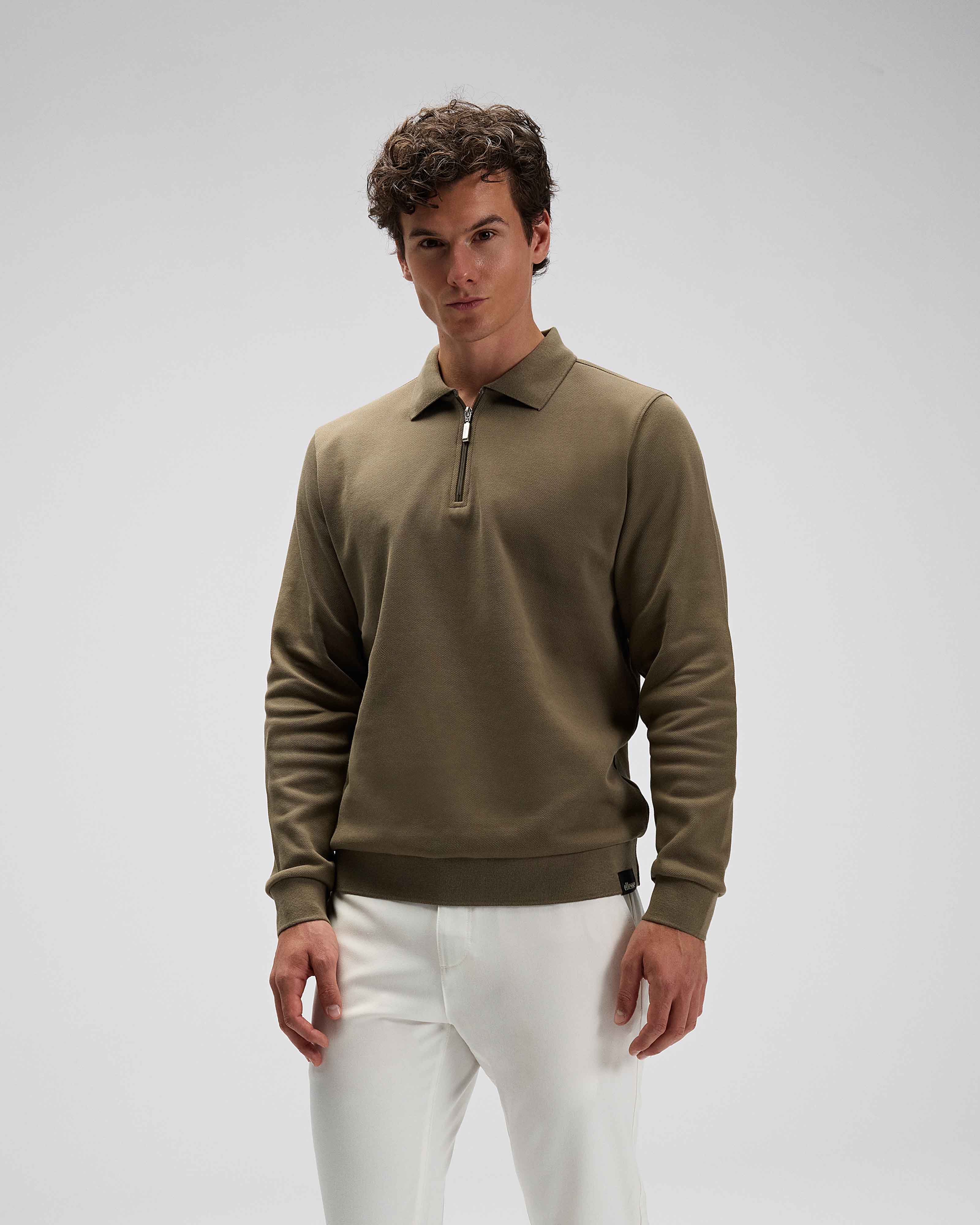 Ellesse Erkek Polo Sweatshirt Em602-Kh