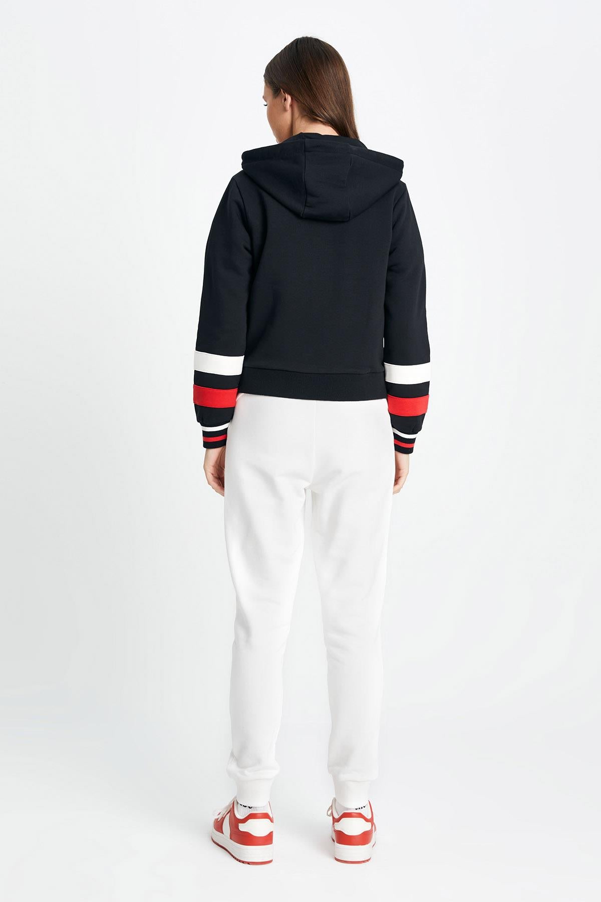 Ellesse Kadın Fermuarlı Sweat EF112-BK