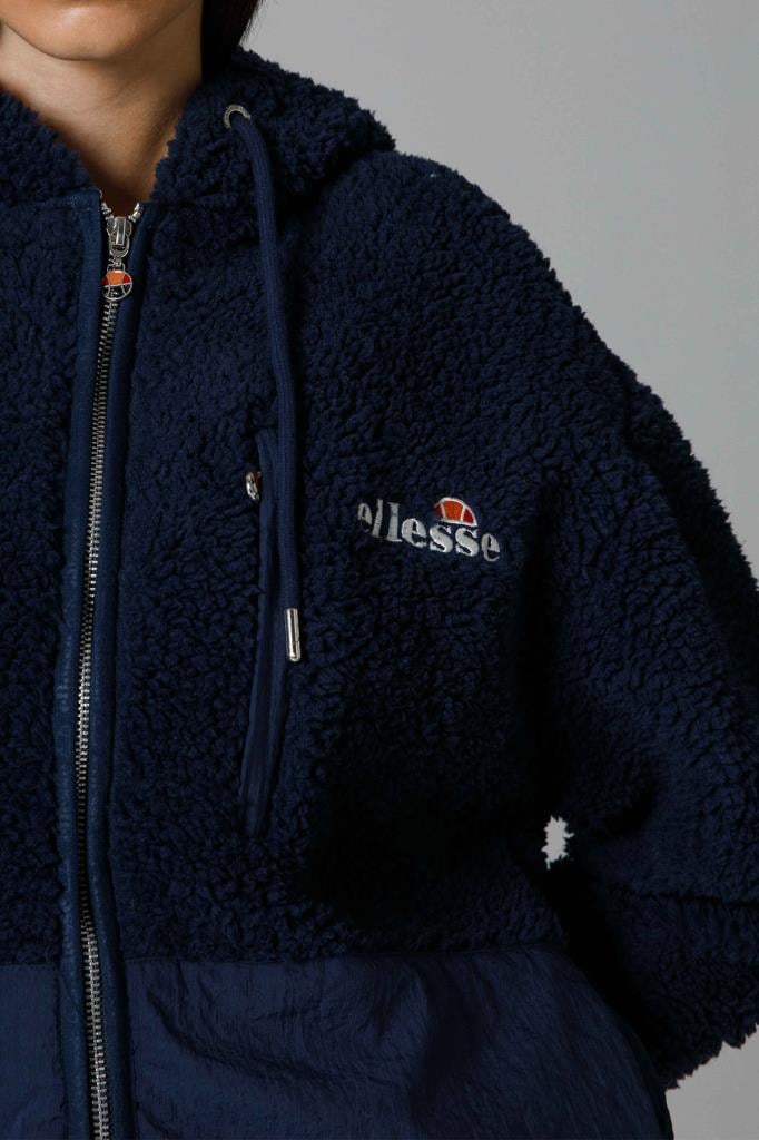 Ellesse Fermuarlı Kapüşonlu Kadın Sweat EF181-NV